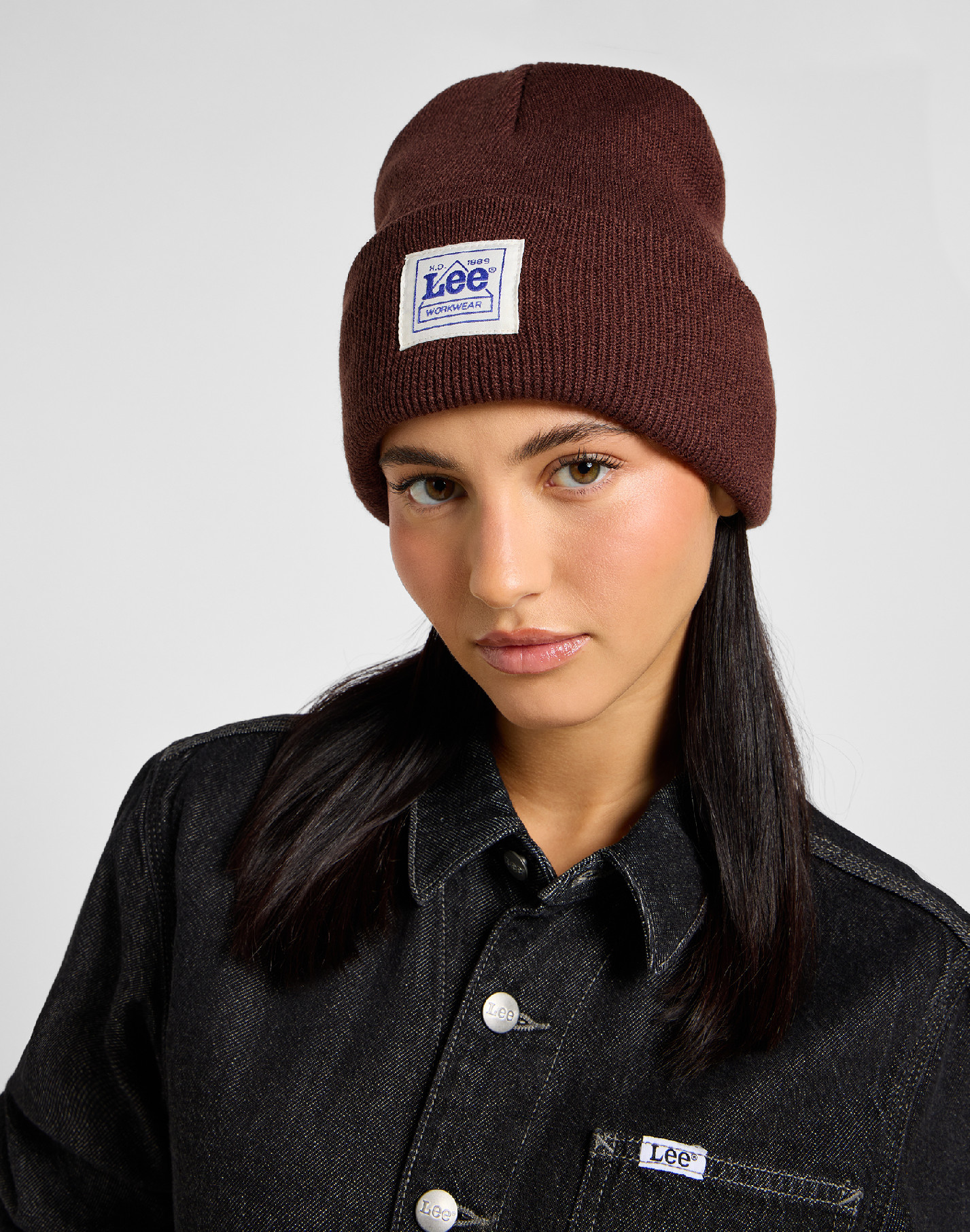 Čepice LEE 112358298 WORKWEAR BEANIE Velvet Beet Univerzální velikost: jedna velikost