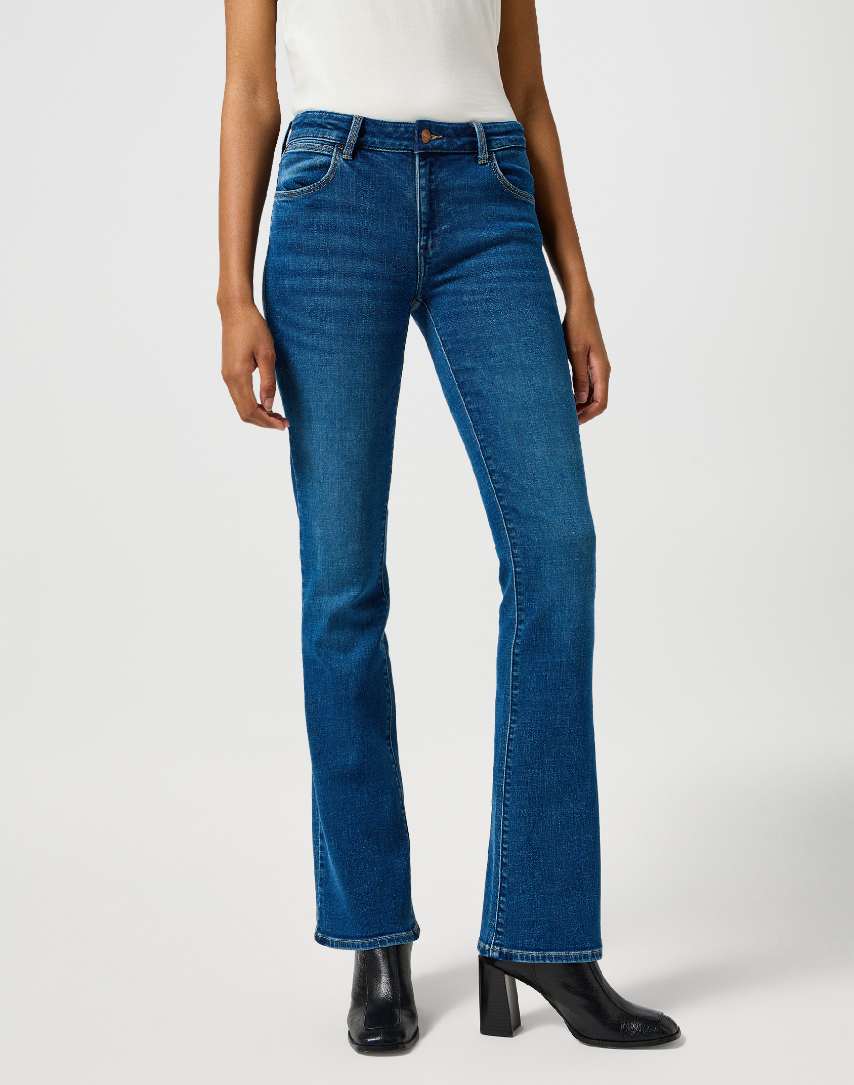 Dámské džíny WRANGLER 112355283 BOOTCUT Vintage Worn Velikost Pas/Délka: 29/30