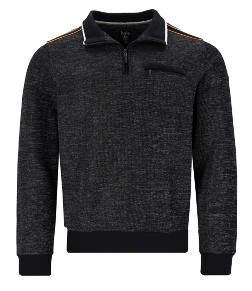 Pánská mikina s polozapínáním HAJO 27659 100 STAY FRESH Velikost: XL