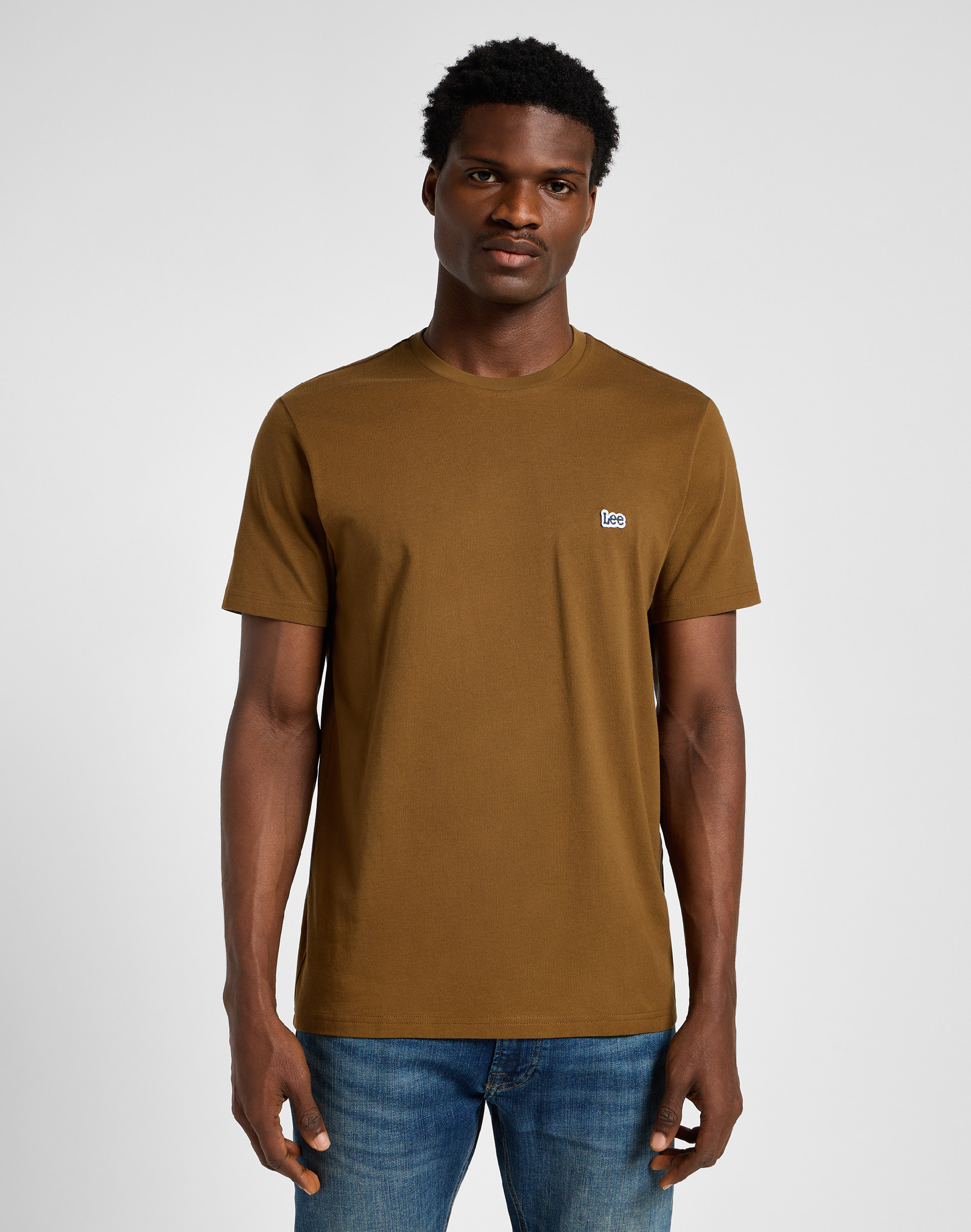 Pánské tričko LEE 112355564 SS PATCH LOGO TEE Buffalo Velikost: XXL