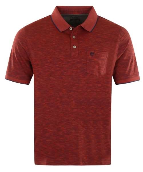 Pánská POLOKOŠILE krátký rukáv HAJO 20089 373 Soft Knit Stay Fresh Velikost: XXXL