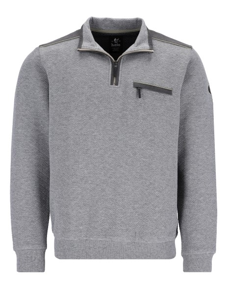 Pánská mikina s polozapínáním na zip HAJO 27641 104 Stay Fresh Velikost: S