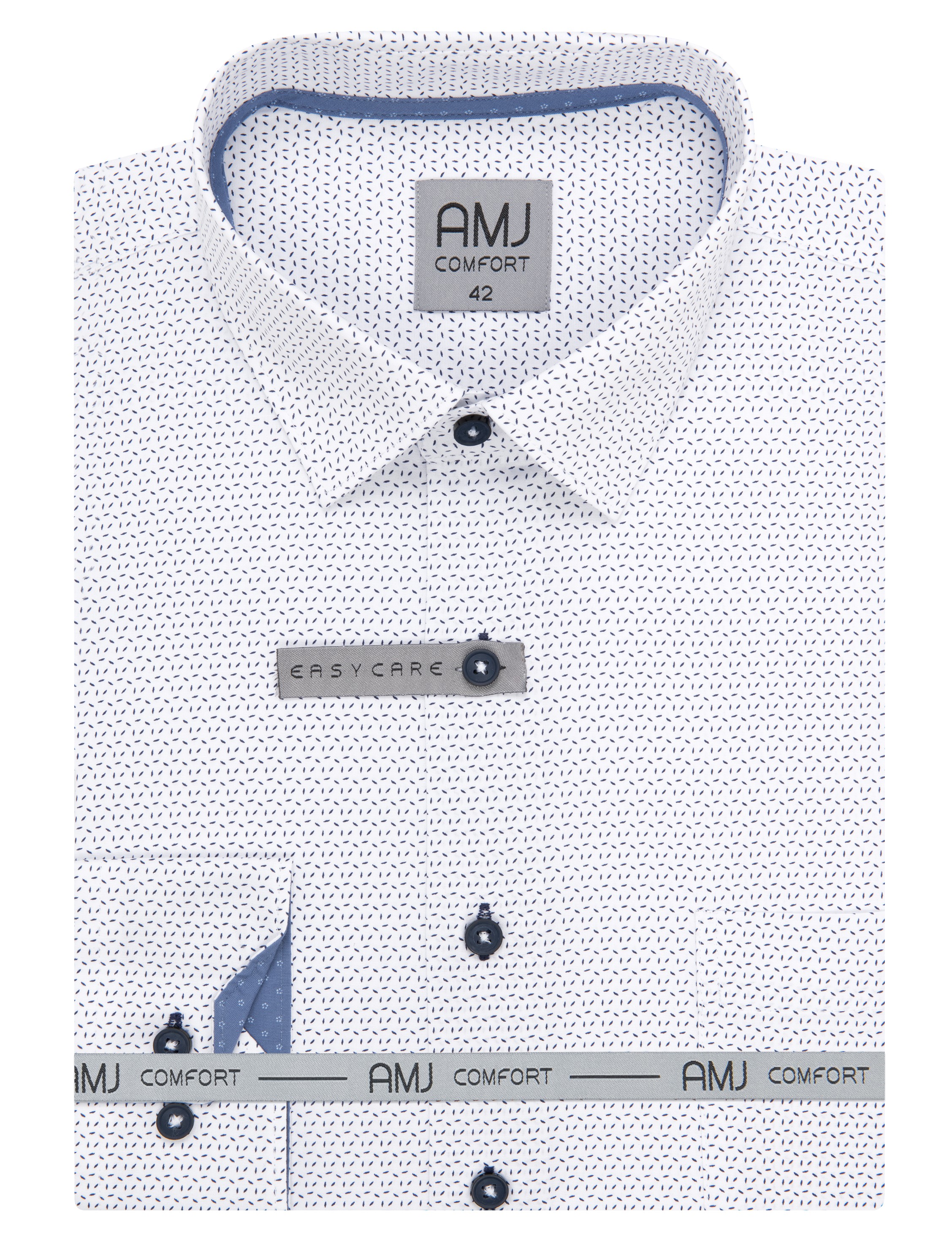 Pánská košile dlouhý rukáv AMJ VDBR VDNBR 1403 CLASSIC Comfort Velikost: 41