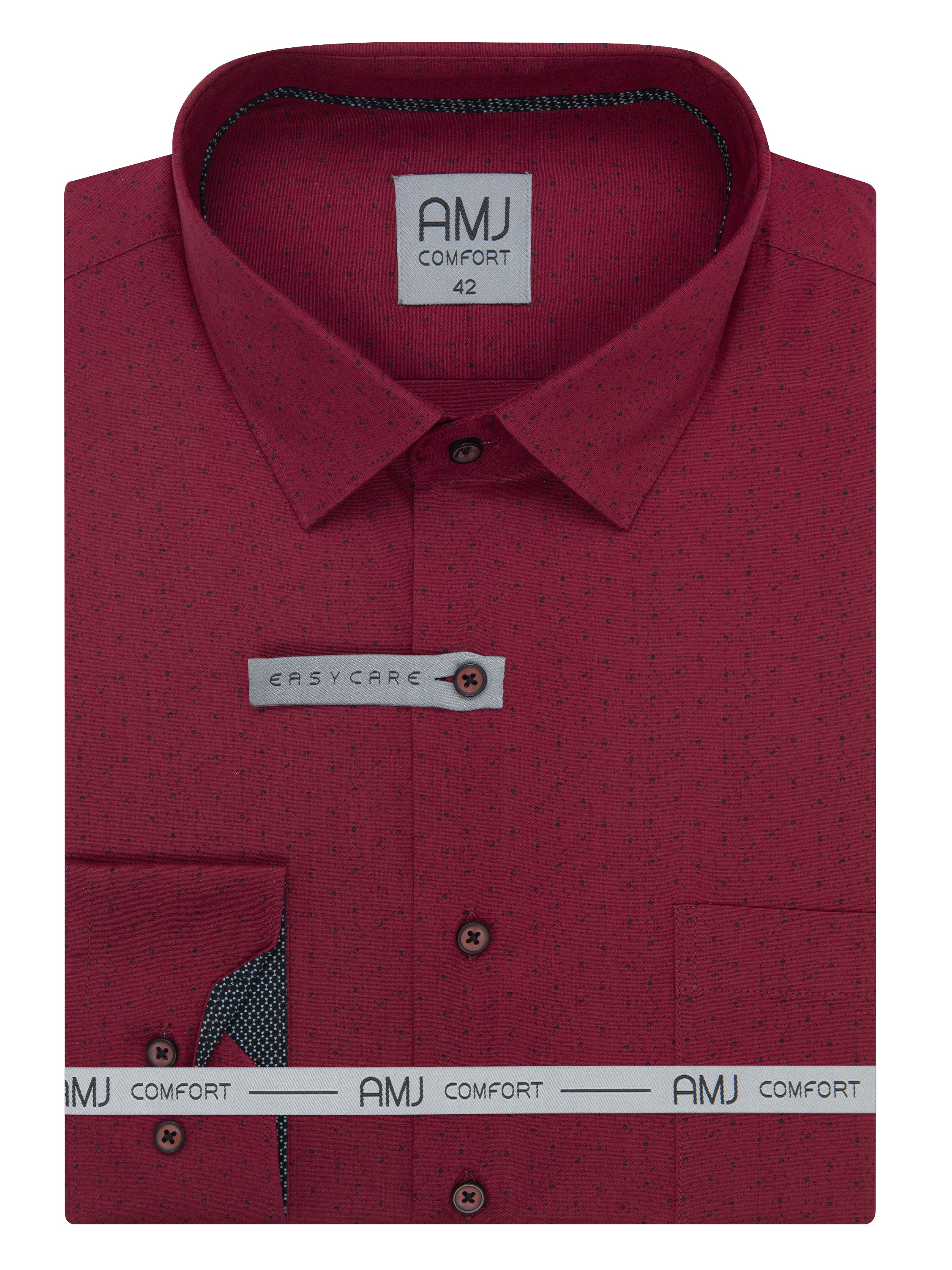 Pánská košile dlouhý rukáv AMJ VDBR VDNBR 1385 CLASSIC Comfort Velikost: 44