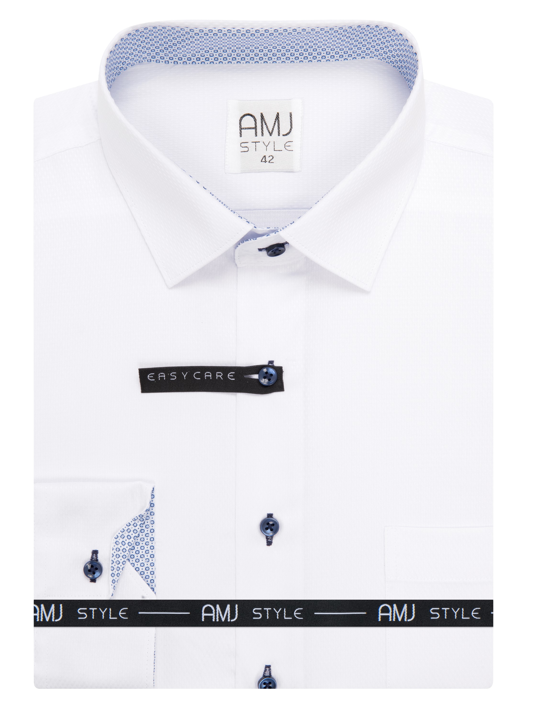 Pánská košile dlouhý rukáv AMJ VDR VDNR 838/15 Classic Style Velikost: 41