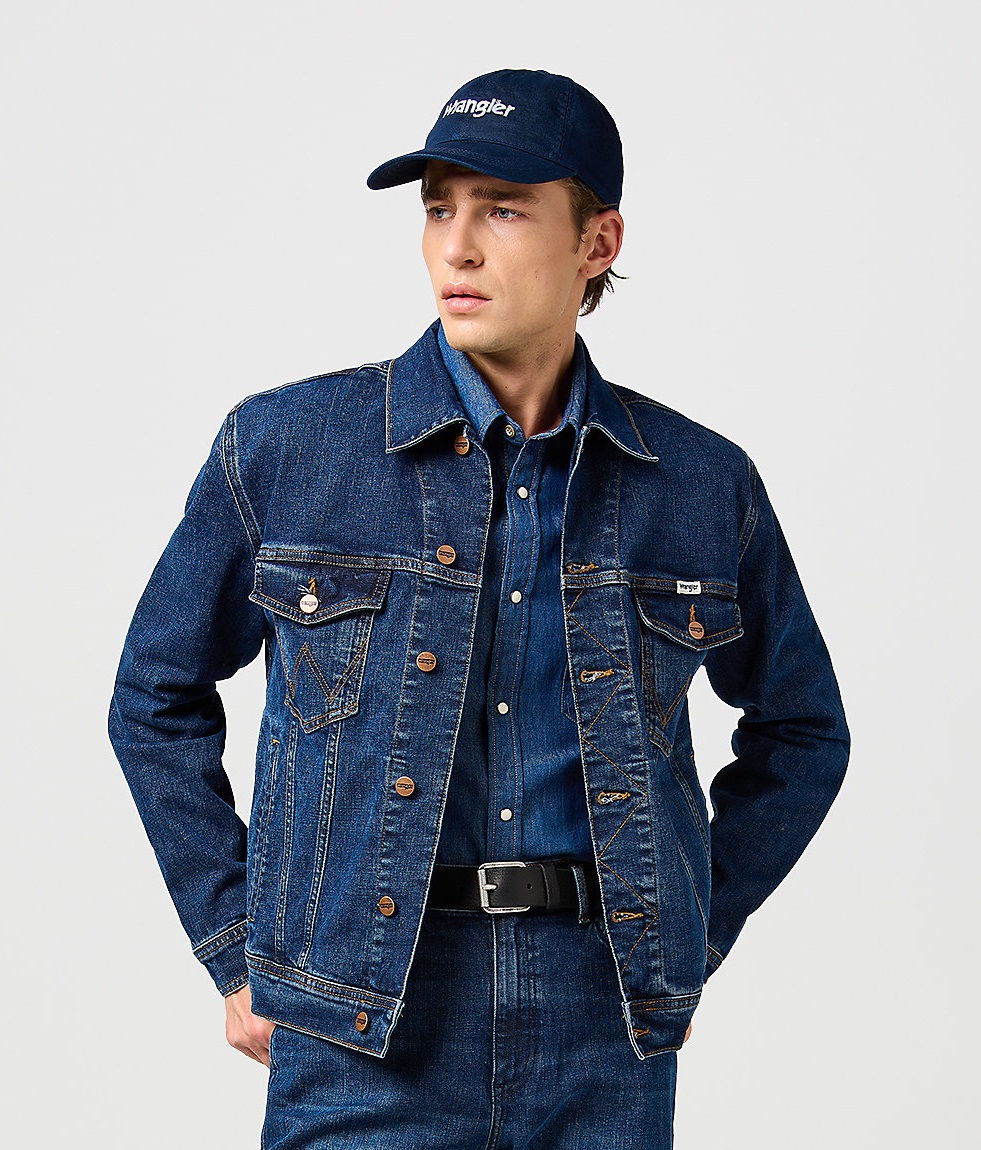 Džínová bunda WRANGLER 112362651 CASUAL JACKET Meadow Haze Velikost: S