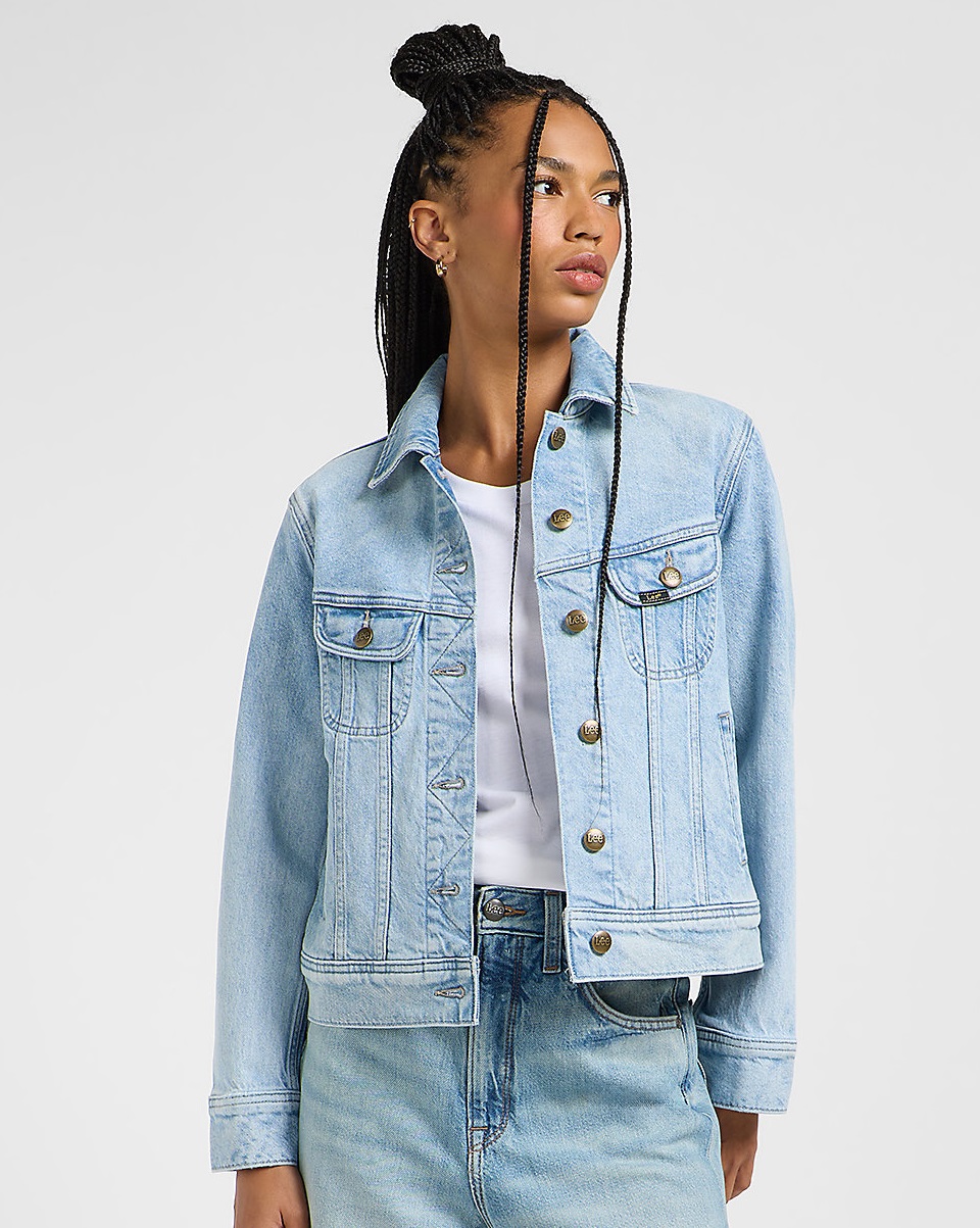 Dámská džínová bunda LEE 112363645 RIDER JACKET New Fixation Velikost: XL