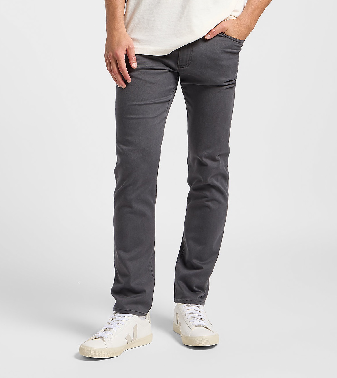 Pánské kalhoty LEE 112363980 Slim Fit MVP Static Gray Velikost Pas/Délka: 34/34