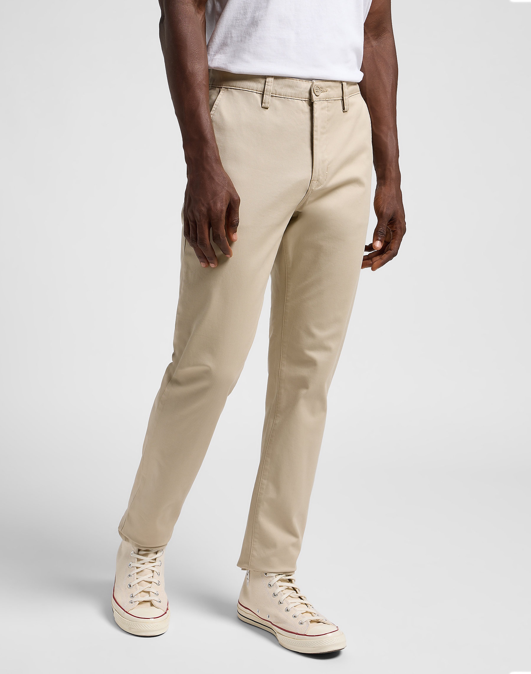 Pánské kalhoty LEE 112342927 SLIM CHINO Stone Velikost Pas/Délka: 32/32