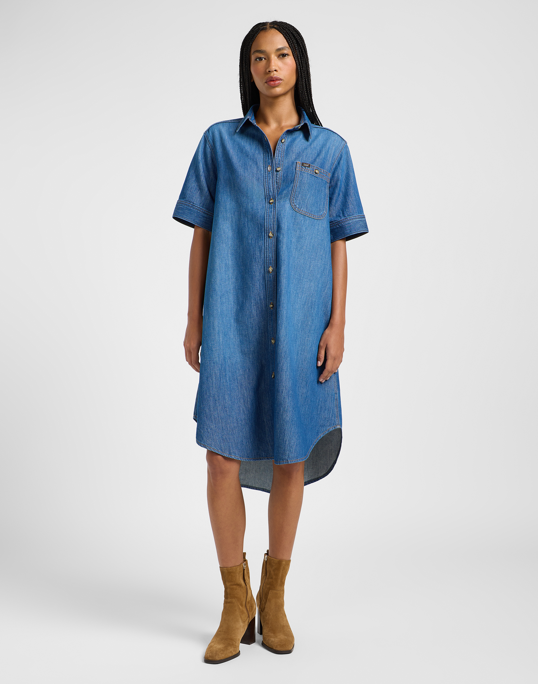 Šaty LEE 112365708 ALL PURPOSE A LINE DRESS Fast Talk Velikost: XS