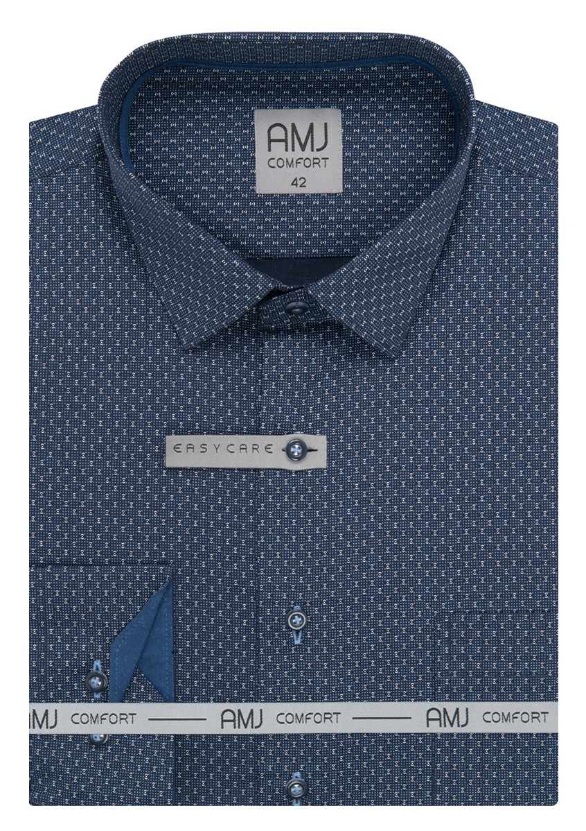 Pánská košile dlouhý rukáv AMJ VDBPSR 1422 Slim Fit Comfort Prodloužená Velikost: 40/3