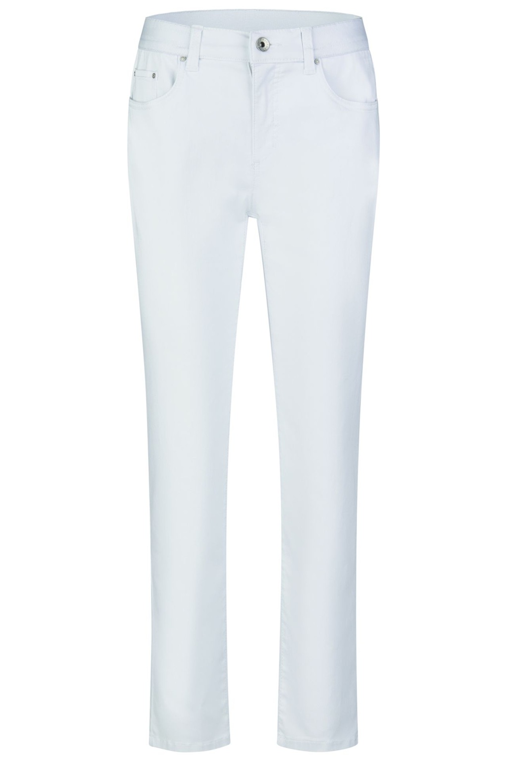 Dámské kalhoty ANNA MONTANA 1973SNOS Angelika Slim FIt ROM 03 Weiss Velikost: 36