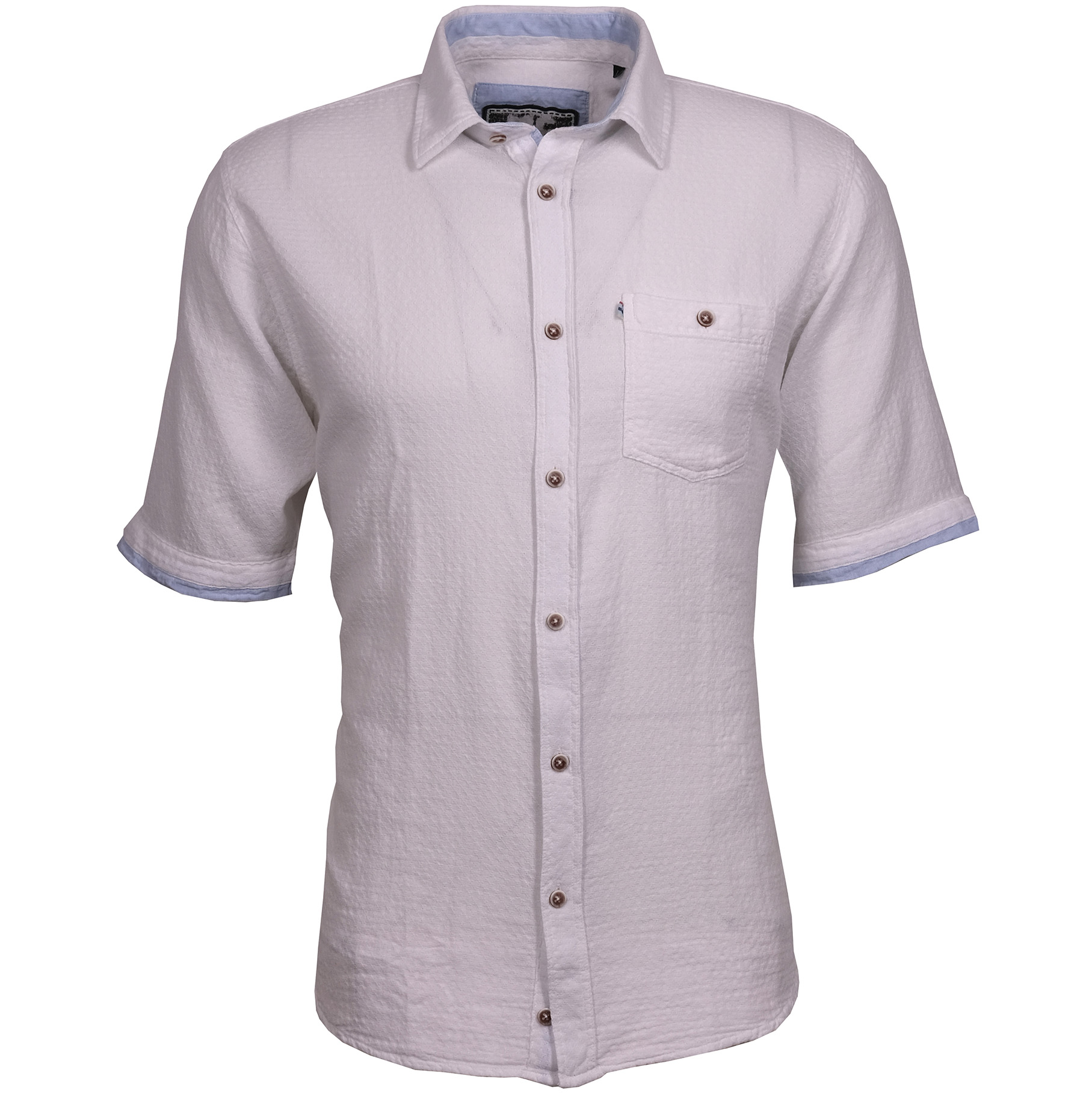 Pánská košile krátký rukáv MONTE CARLO 27051 001 Velikost: L