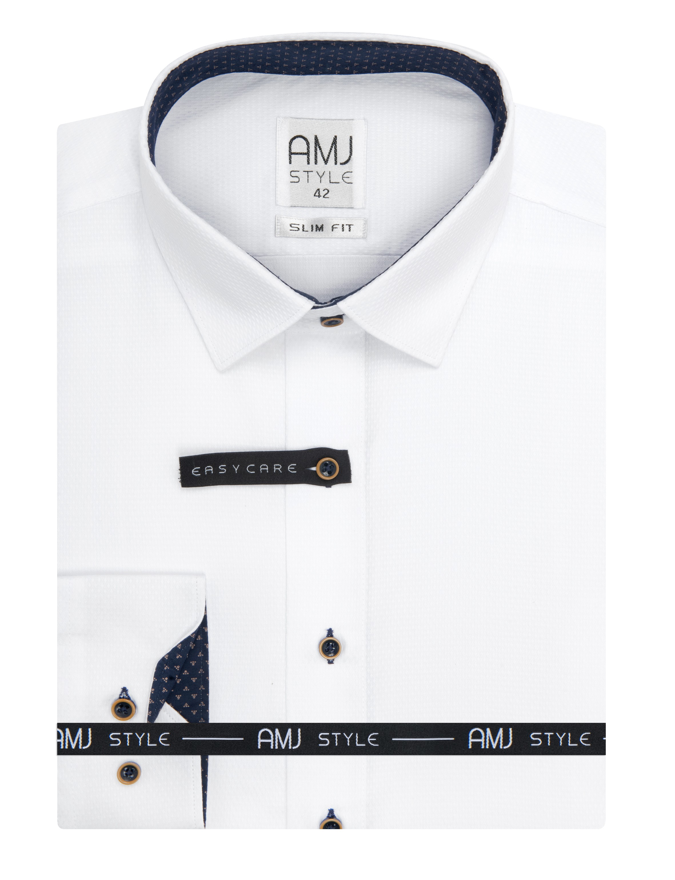 Pánská košile dlouhý rukáv AMJ VDSR 838/19 Classic Style Velikost: 38