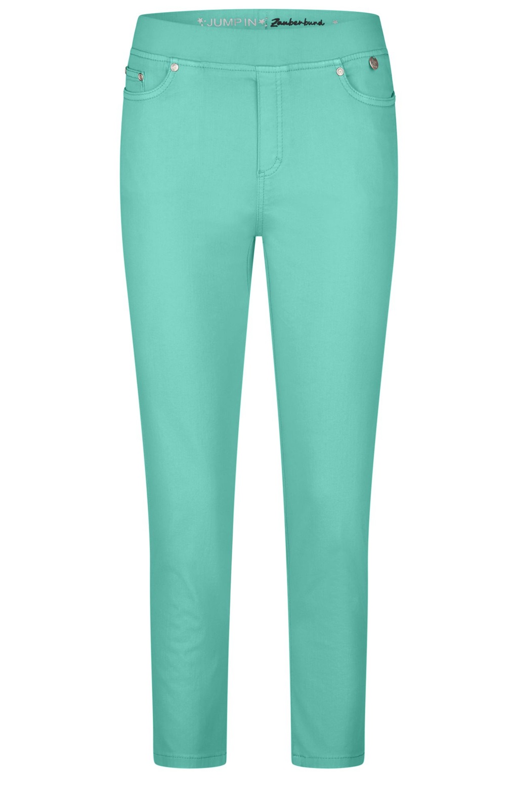 Dámské kalhoty ANNA MONTANA 1106SNOS Angelika JUMP IN 7/8 ROM 170 Jade Velikost: 36