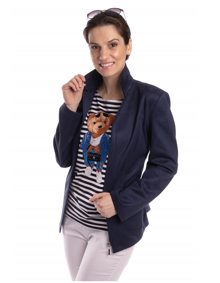 Dámské sako KRYMAR ST460 tmavě modré Velikost: 42