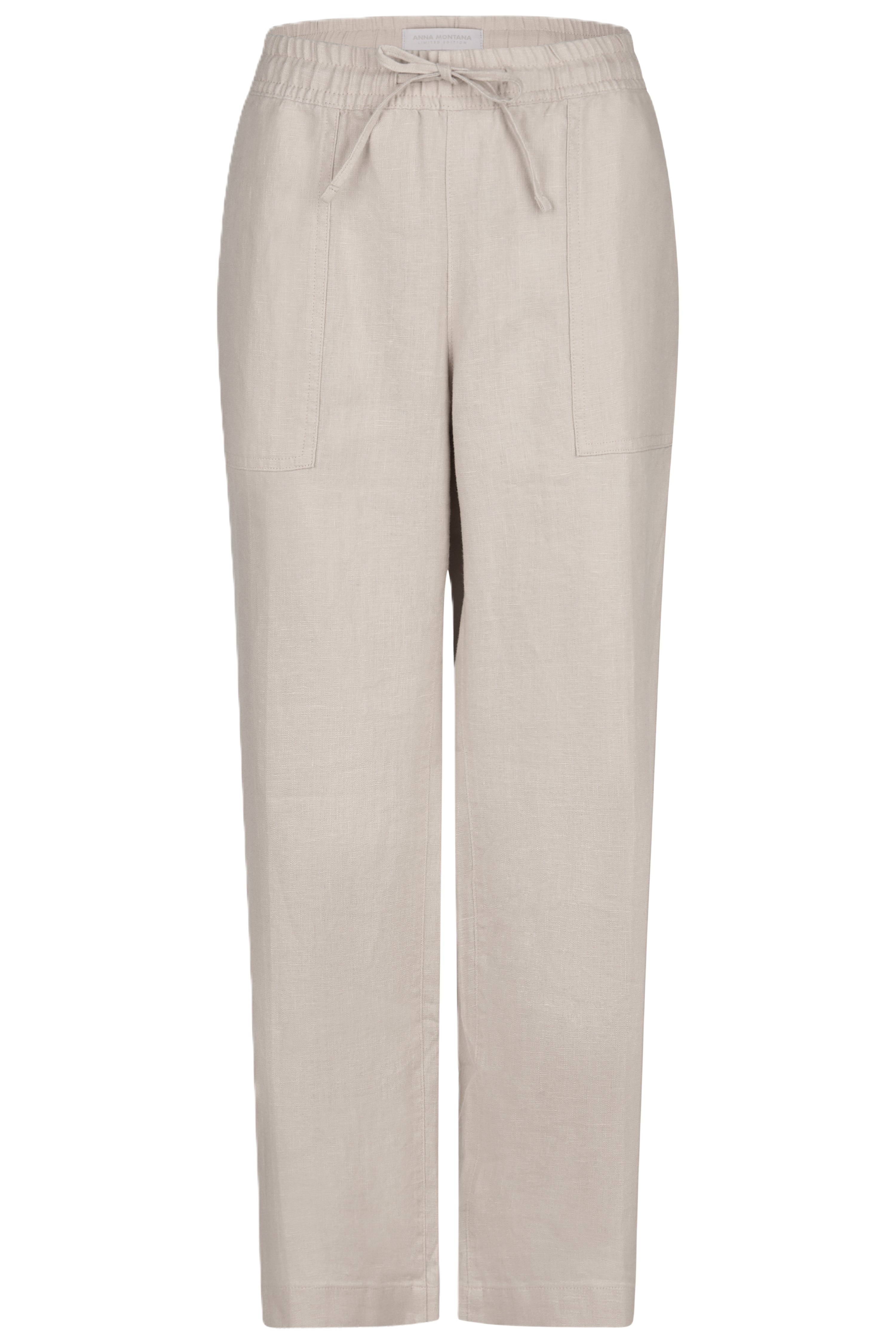 Dámské lněné kalhoty ANNA MONTANA 1413 CULOTTE DALLAS 03 Weiss Velikost: 42