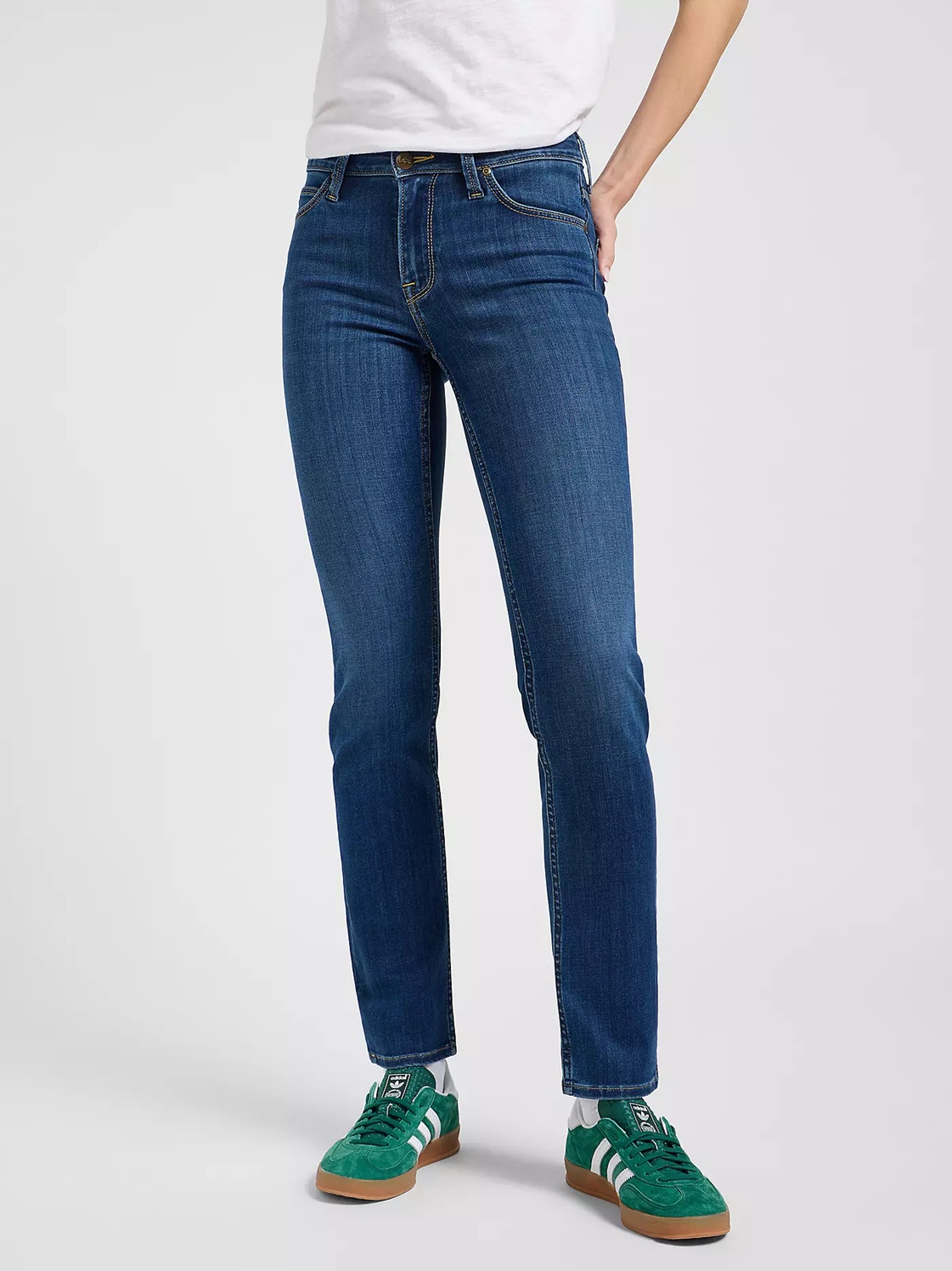 Dámské džíny LEE 112363792 ELLY Ivy Wash Velikost Pas/Délka: 26/31