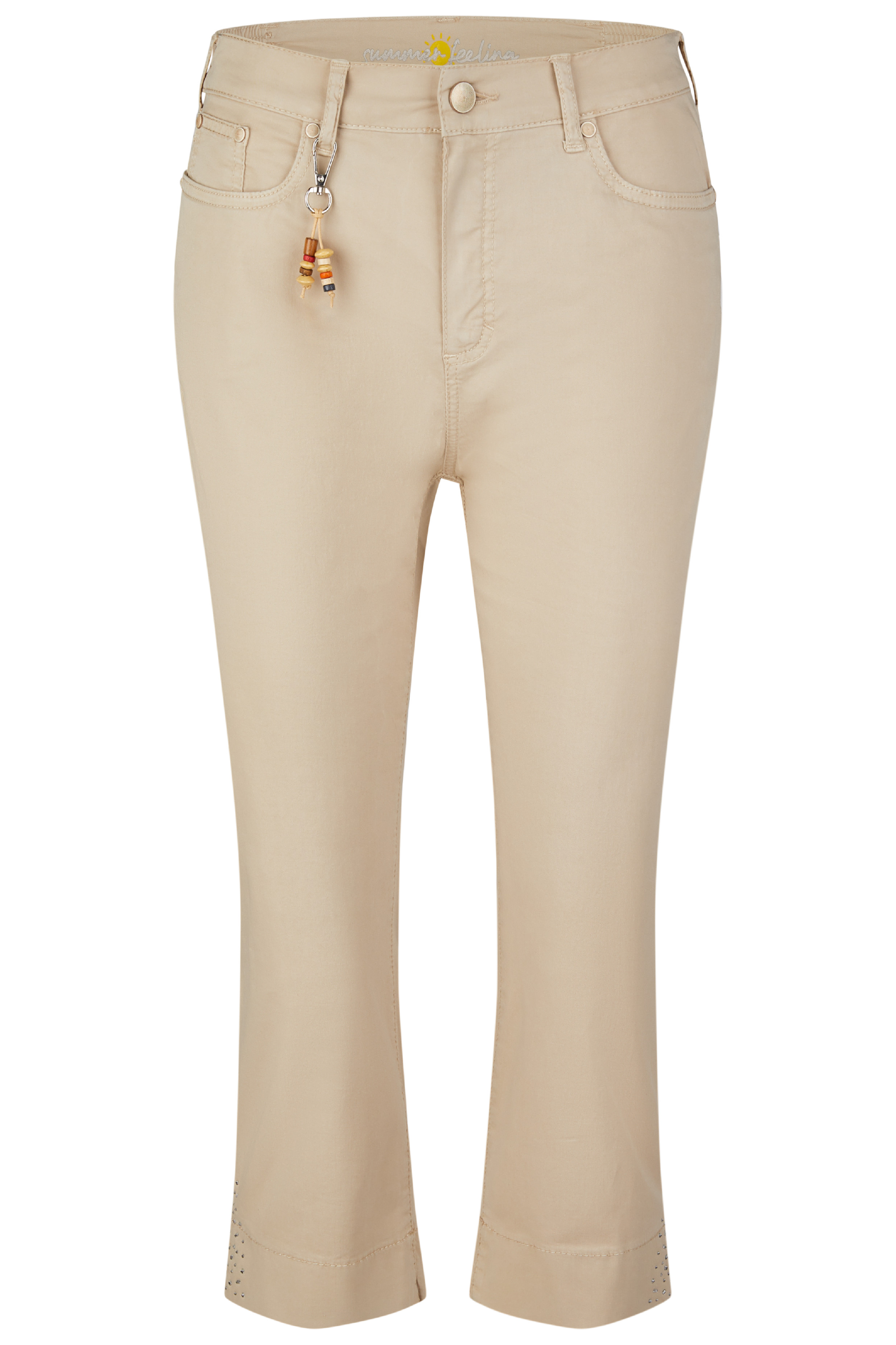 Dámské kalhoty ANNA MONTANA 4016 DORA COMFORT FIT CAPRI BERLIN 114 Sand Velikost: 34