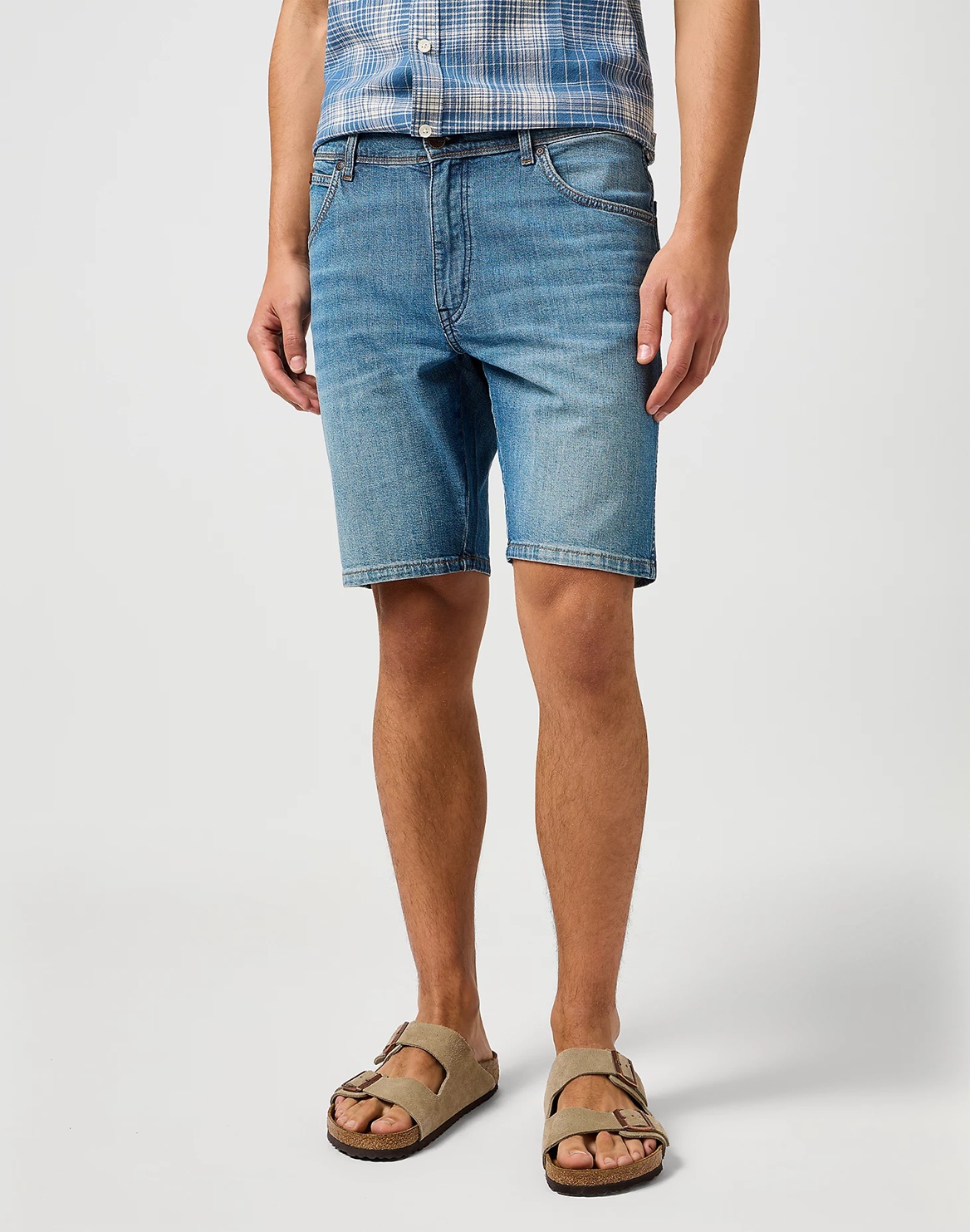 Pánské džínové šortky WRANGLER 112362549 TEXAS SHORTS Ocean Surge Velikost: 38
