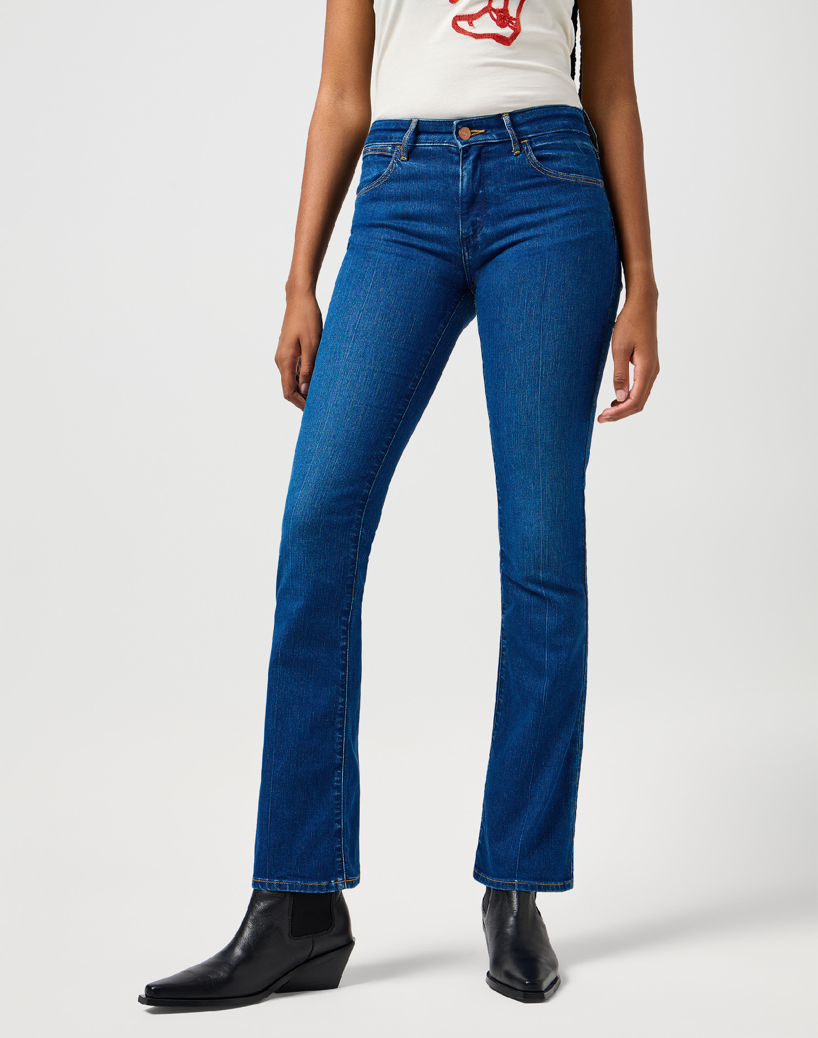 Dámské džíny WRANGLER 112364508 BOOTCUT Heavenly Blue Velikost Pas/Délka: 29/30