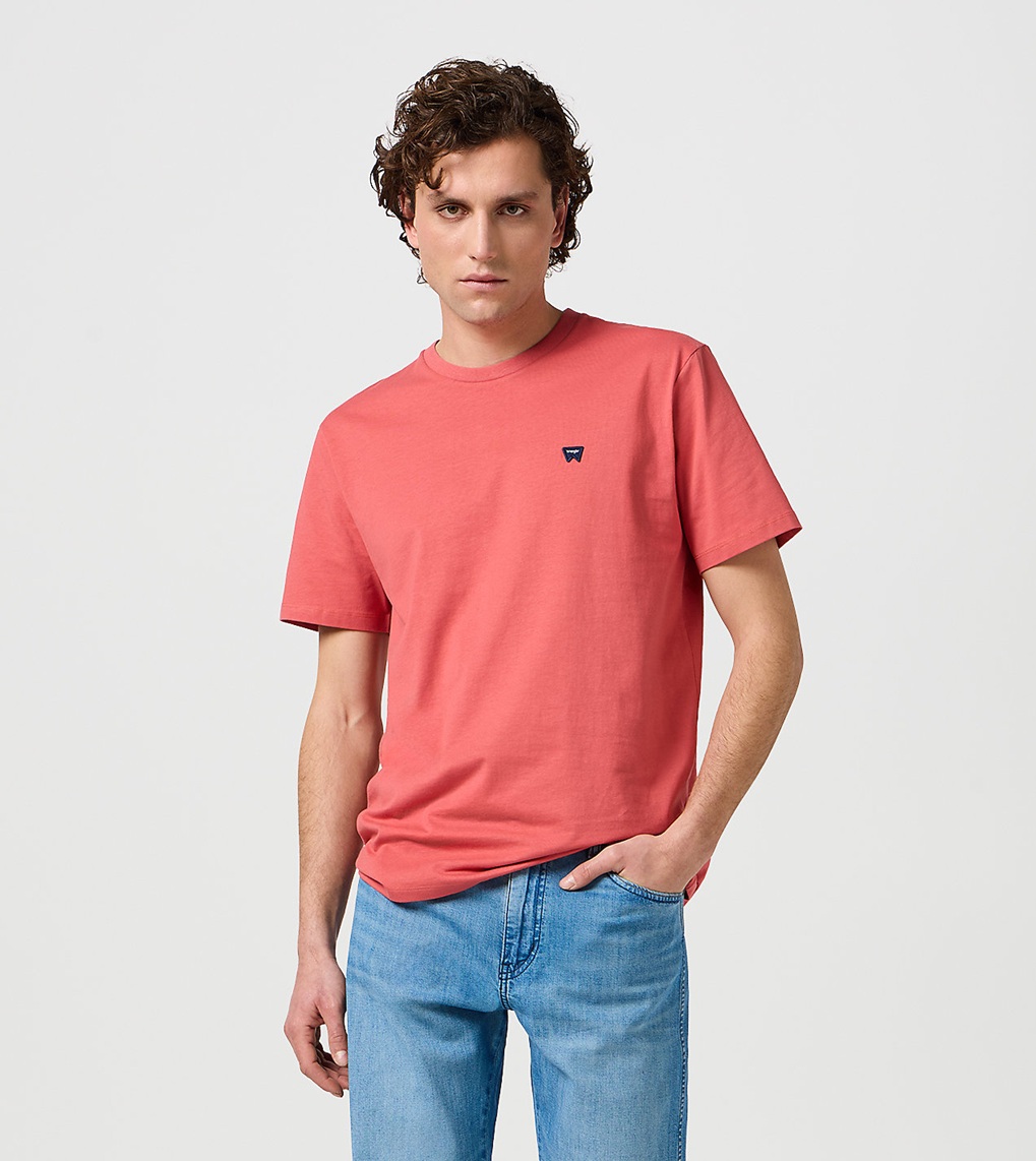 Pánské tričko WRANGLER 112362687 SIGN OFF TEE Nantucket Velikost: L