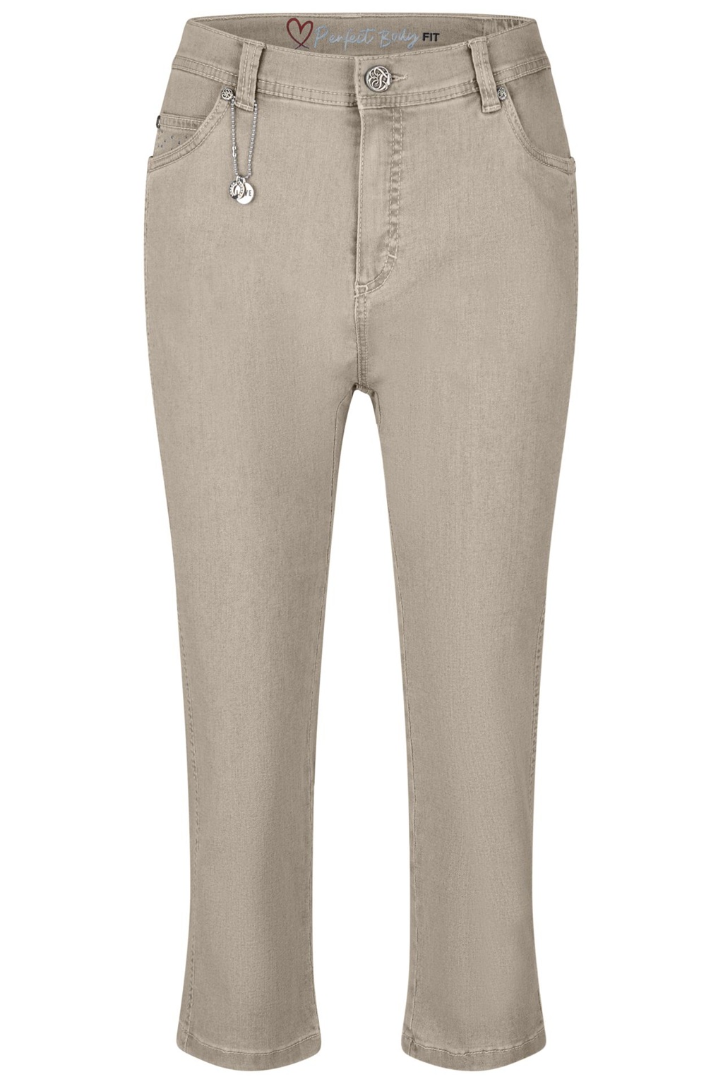 Dámské kalhoty ANNA MONTANA 4008SNOS DORA COMFORT FIT CAPRI MILANO 105 Stein Velikost: 42