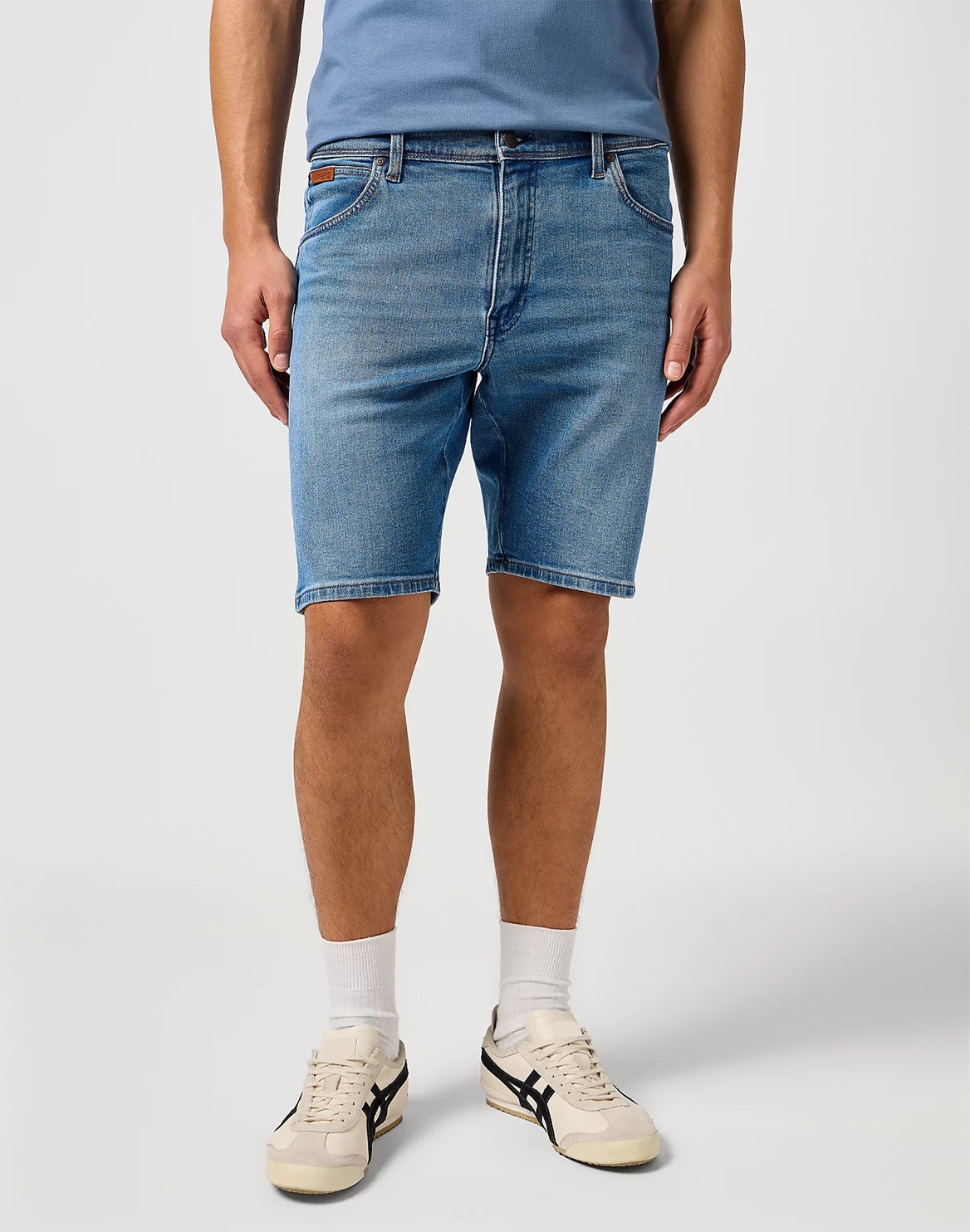 Pánské džínové šortky WRANGLER 112362507 TEXAS SHORTS Sentinel Steel Velikost: 38