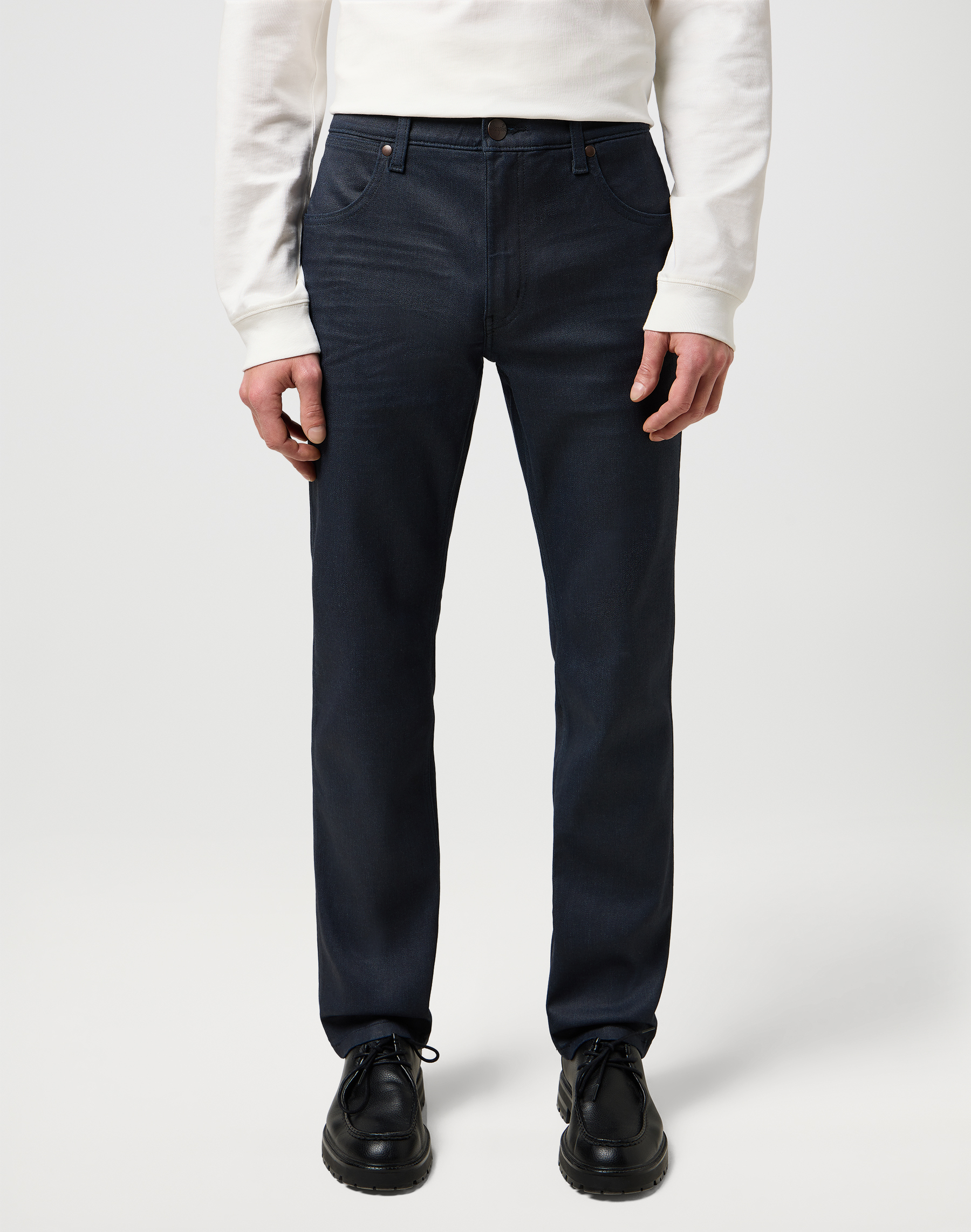 Pánské džíny WRANGLER 112370719 GREENSBORO STRETCH Indigo Coated Velikost Pas/Délka: 40/30