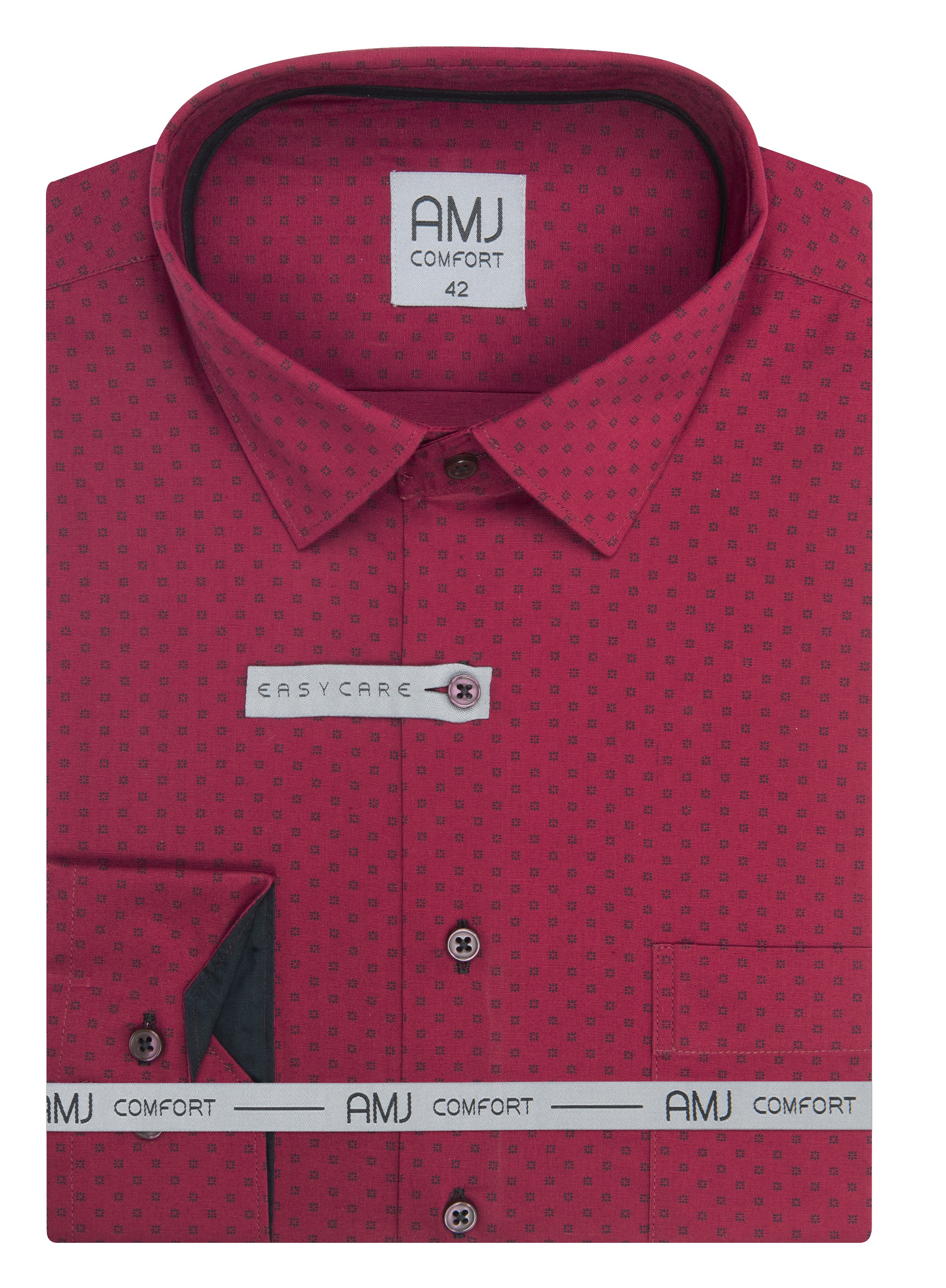 Pánská košile dlouhý rukáv AMJ VDBR VDNBR 1483 CLASSIC Comfort Velikost: 41