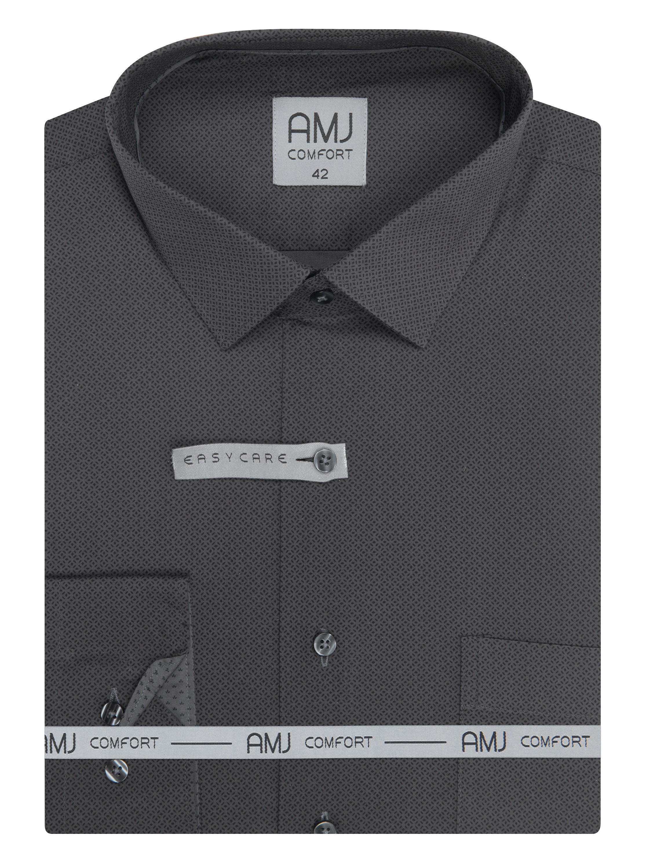 Pánská košile dlouhý rukáv AMJ VDSBR 1481 Slim Fit Comfort Velikost: 38