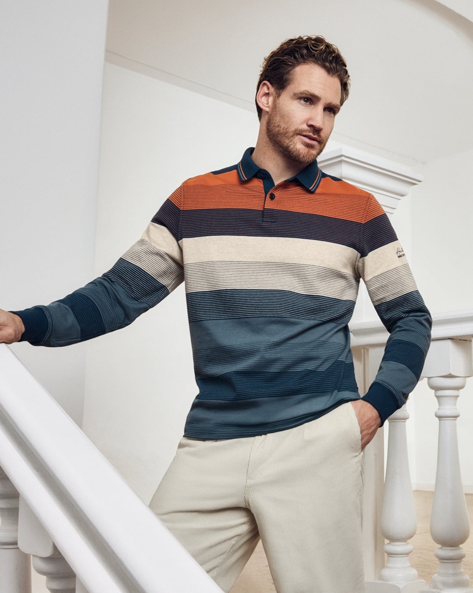 Pánská polokošile dlouhý rukáv HAJO 27842 638 Stay Fresh Velikost: M