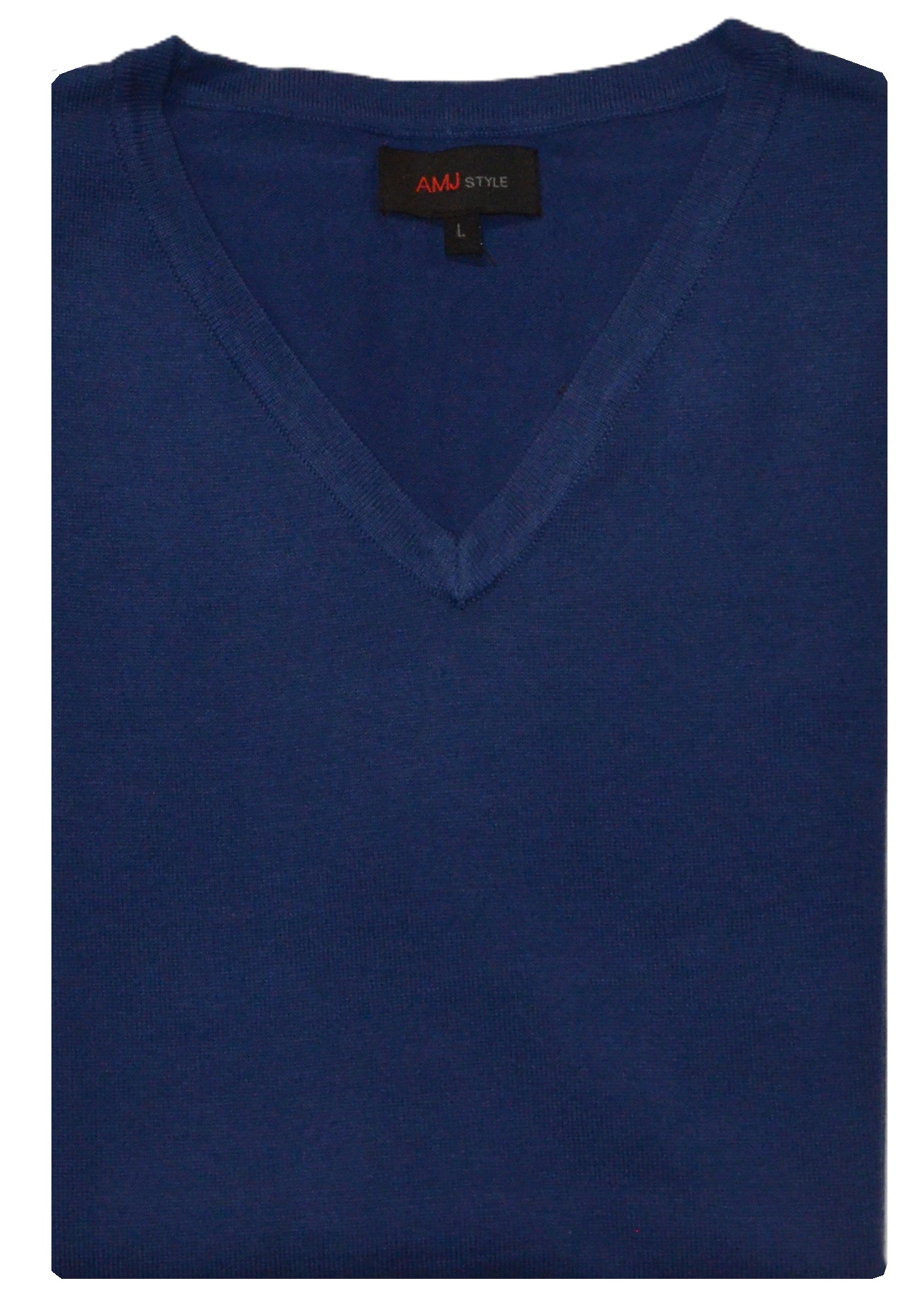 Pánská pletená vesta AMJ modrá 023 Velikost: L