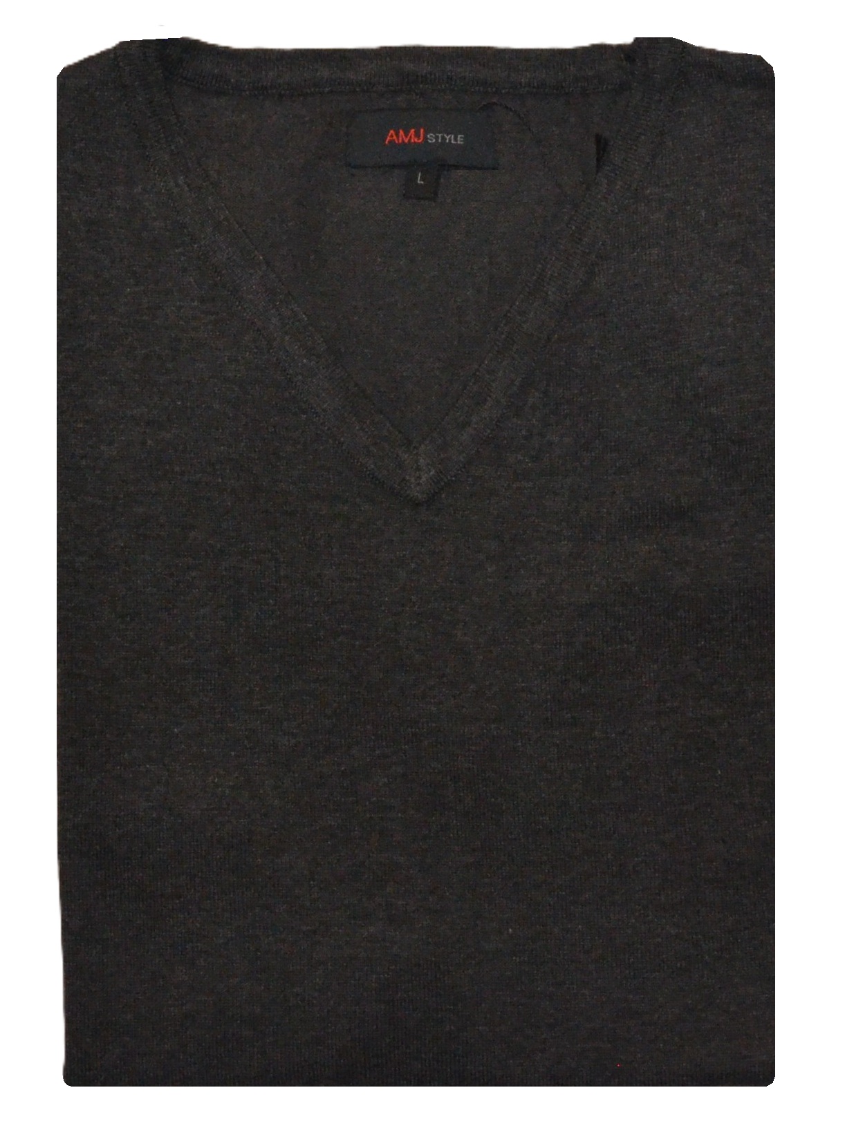 Pánská pletená vesta AMJ antracit 003 Velikost: L