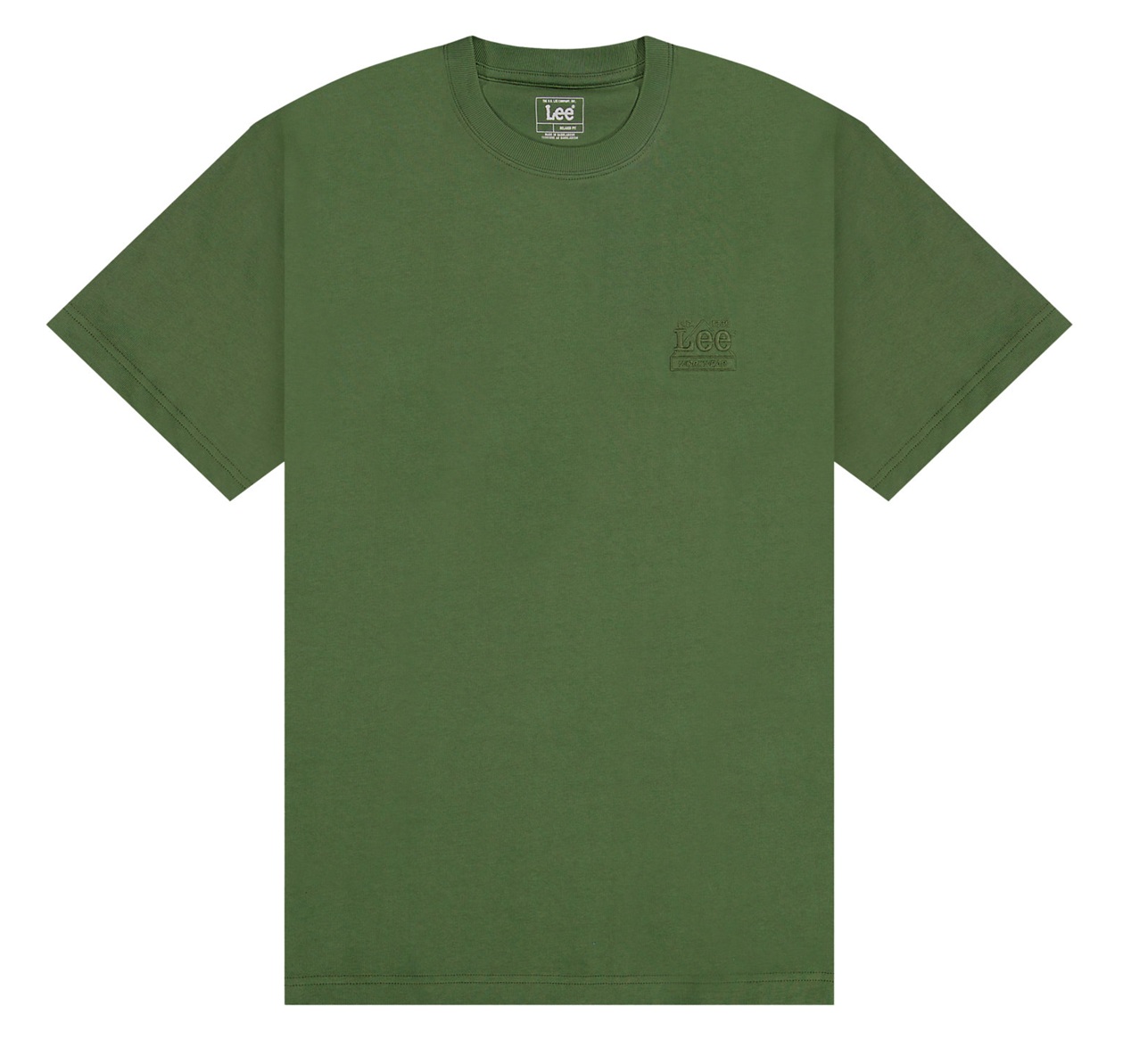 Pánské tričko LEE 112378773 WORKWEAR ESS TEE Oak Moss Velikost: S