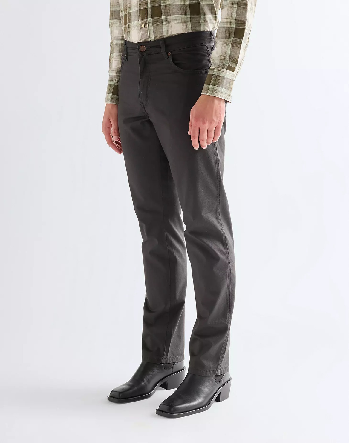 Pánské kalhoty WRANGLER 112377792 TEXAS Faded Black Velikost Pas/Délka: 32/30