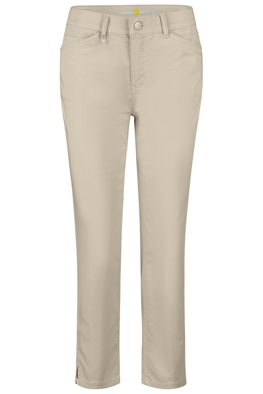 Dámské kalhoty ANNA MONTANA 1290 Angelika Slim Fit 7/8 ZURICH 114 Sand Velikost: 36