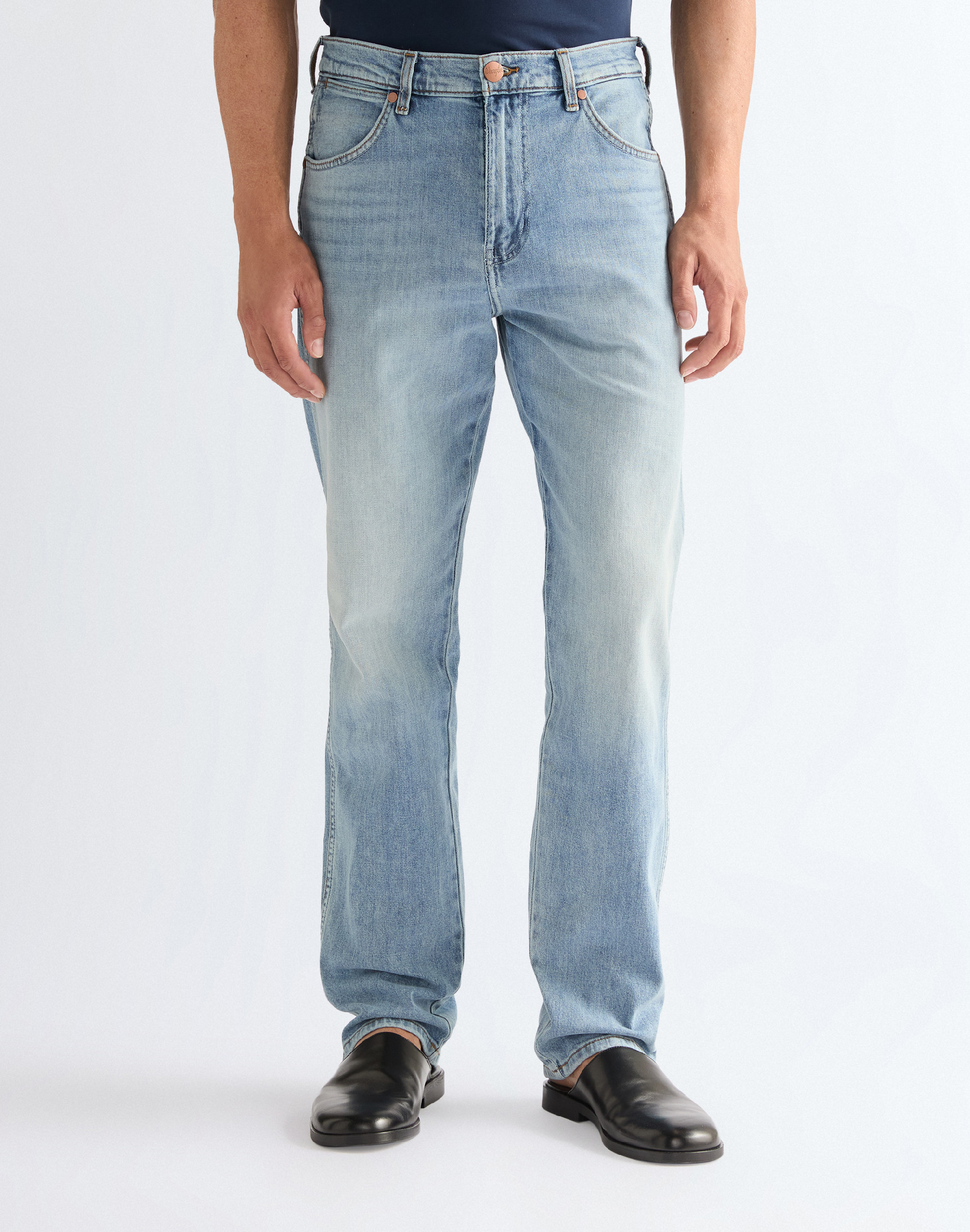 Pánské džíny WRANGLER 112377829 FRONTIER Dawn Velikost Pas/Délka: 29/30