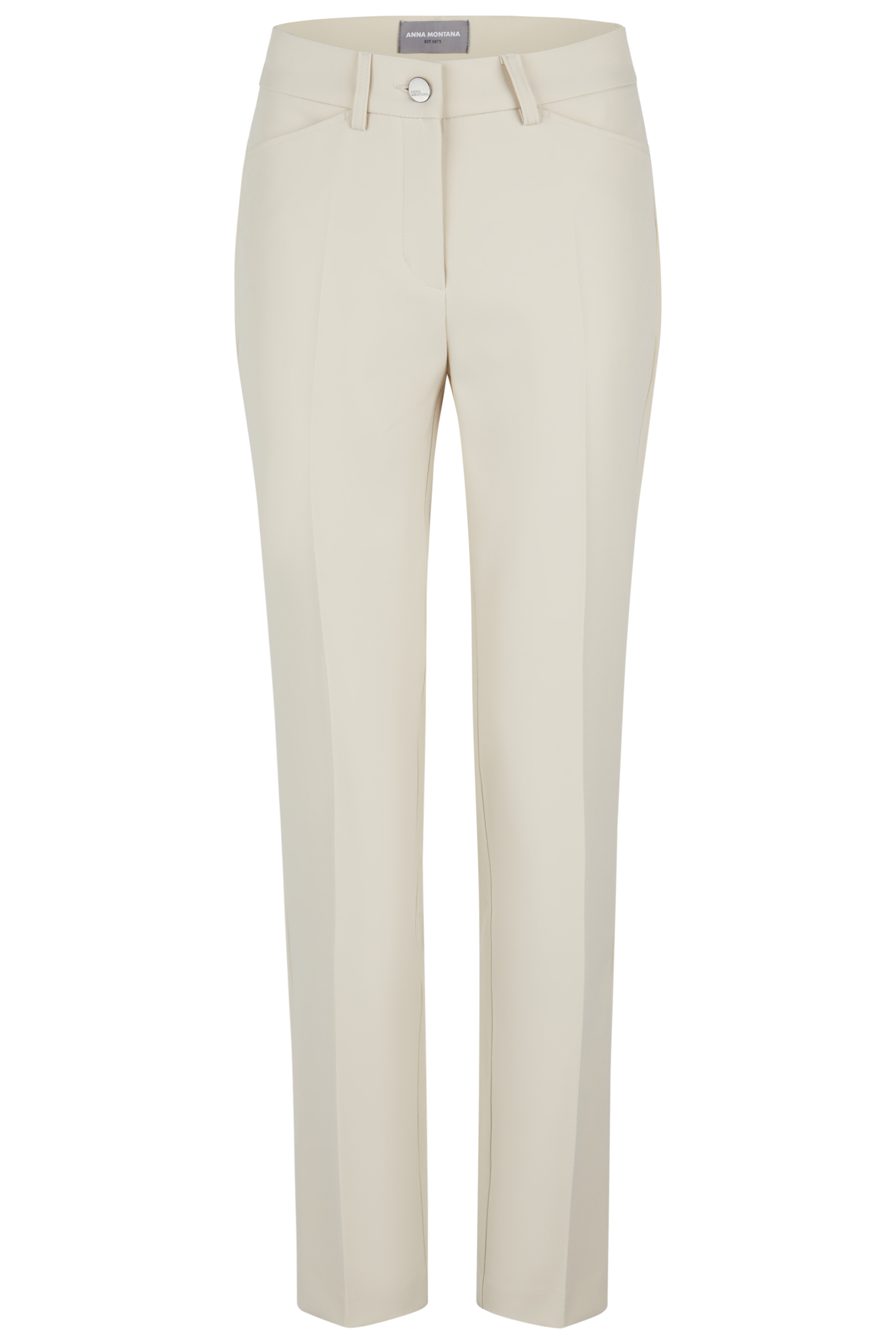 Dámské kalhoty ANNA MONTANA 1240 Angelika Slim Fit Basel 850 Summer Grey Velikost: 38