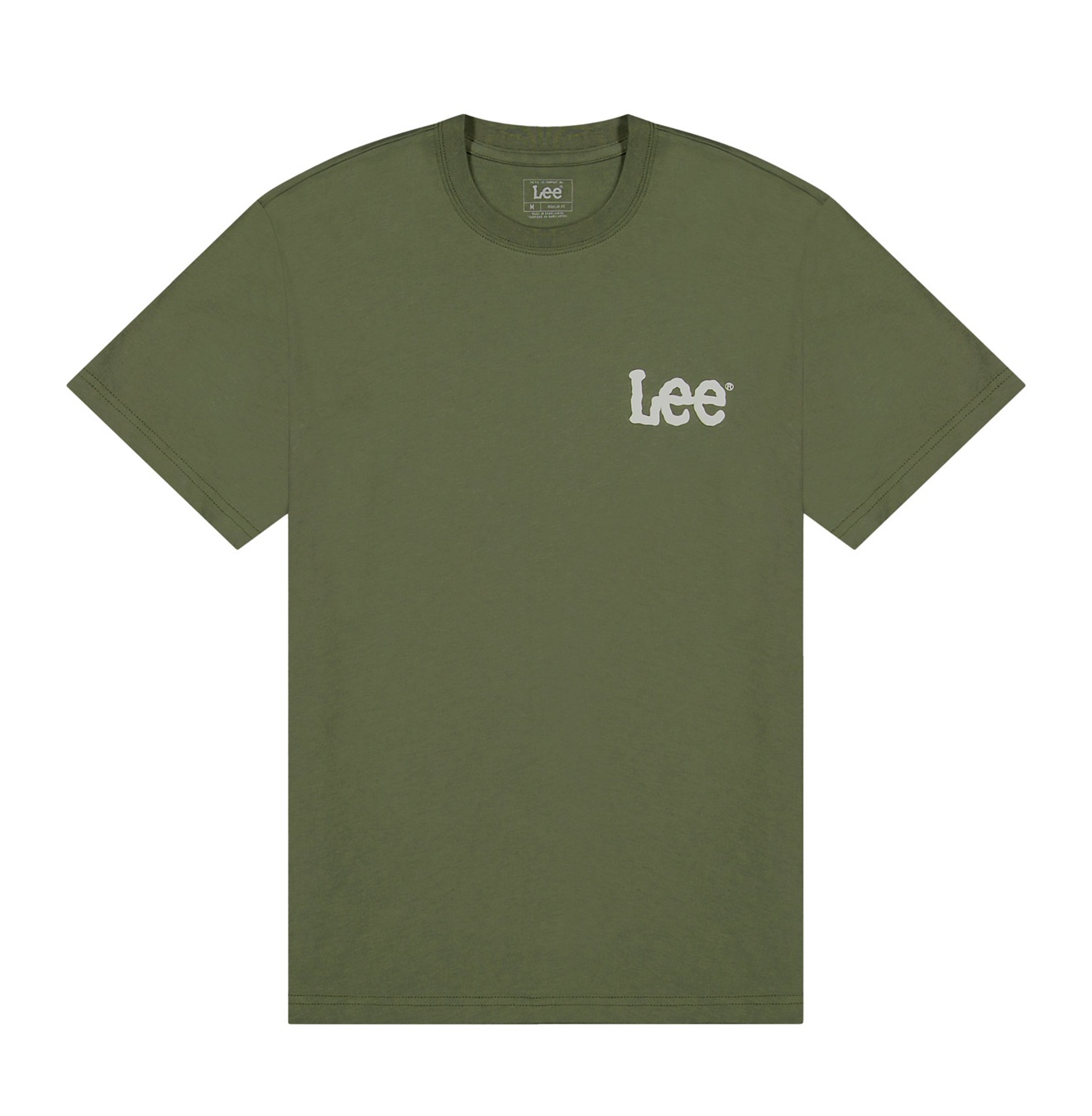 Pánské tričko LEE 112376462 MEDIUM WOBBLY LEE TEE Lichen Olive Velikost: S