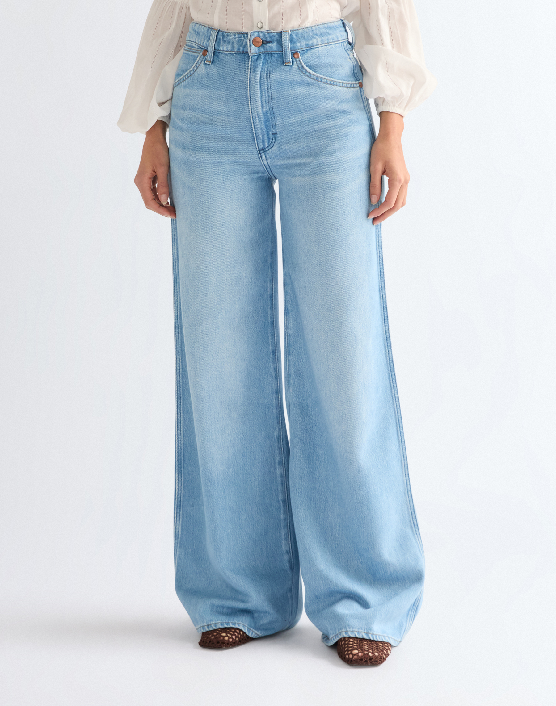 Dámské džíny WRANGLER 112378702 CANYON Prairie Pathway Velikost Pas/Délka: 27/28