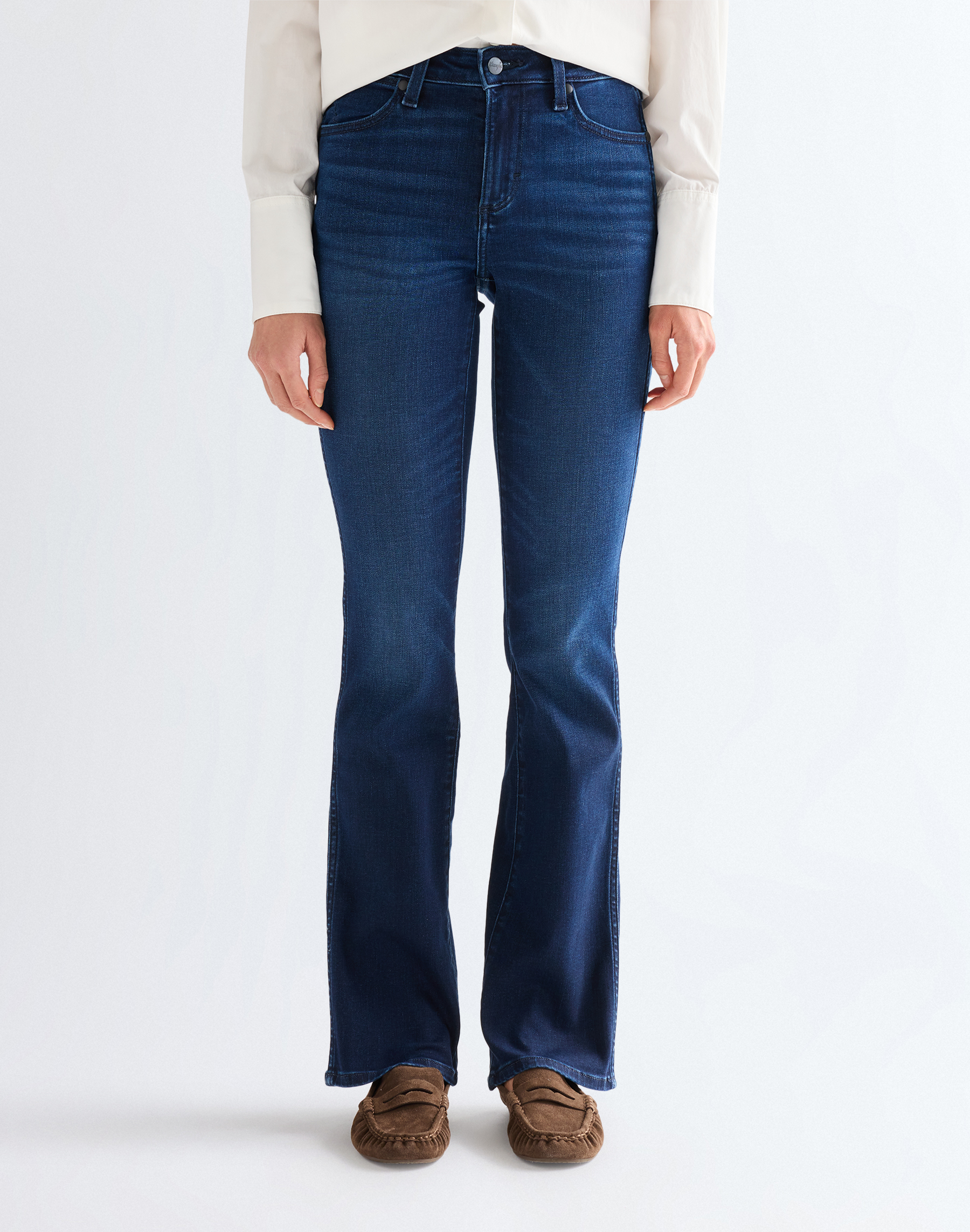 Dámské džíny WRANGLER 112378532 BOOTCUT Nightshade Velikost Pas/Délka: 24/30