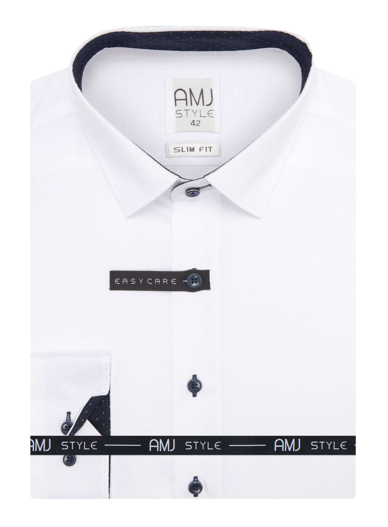 Pánská košile dlouhý rukáv AMJ VDSR 838/20 Classic Style Velikost: 42