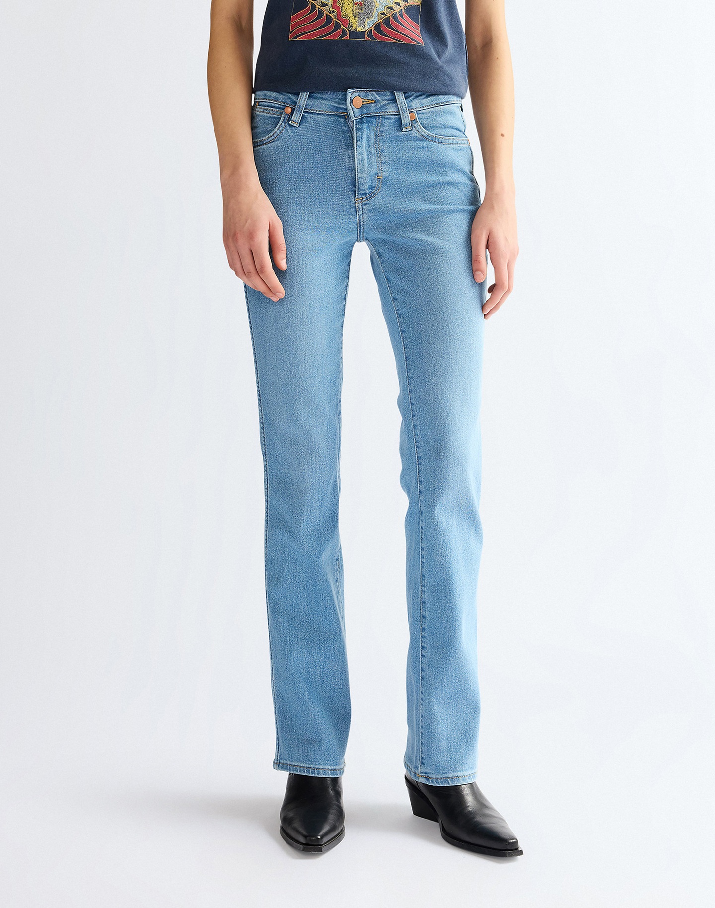 Dámské džíny WRANGLER 112378903 DALLAS Hazel Velikost Pas/Délka: 29/32