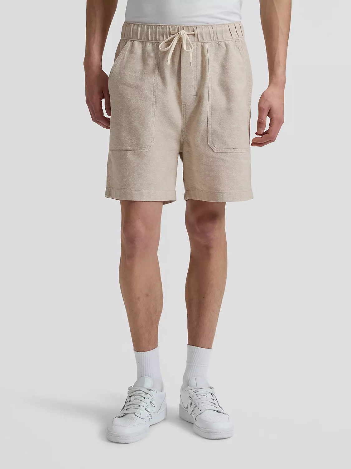 Pánské lněné šortky LEE 112378726 UTILITY PULL ON SHORT Wheat Velikost: S