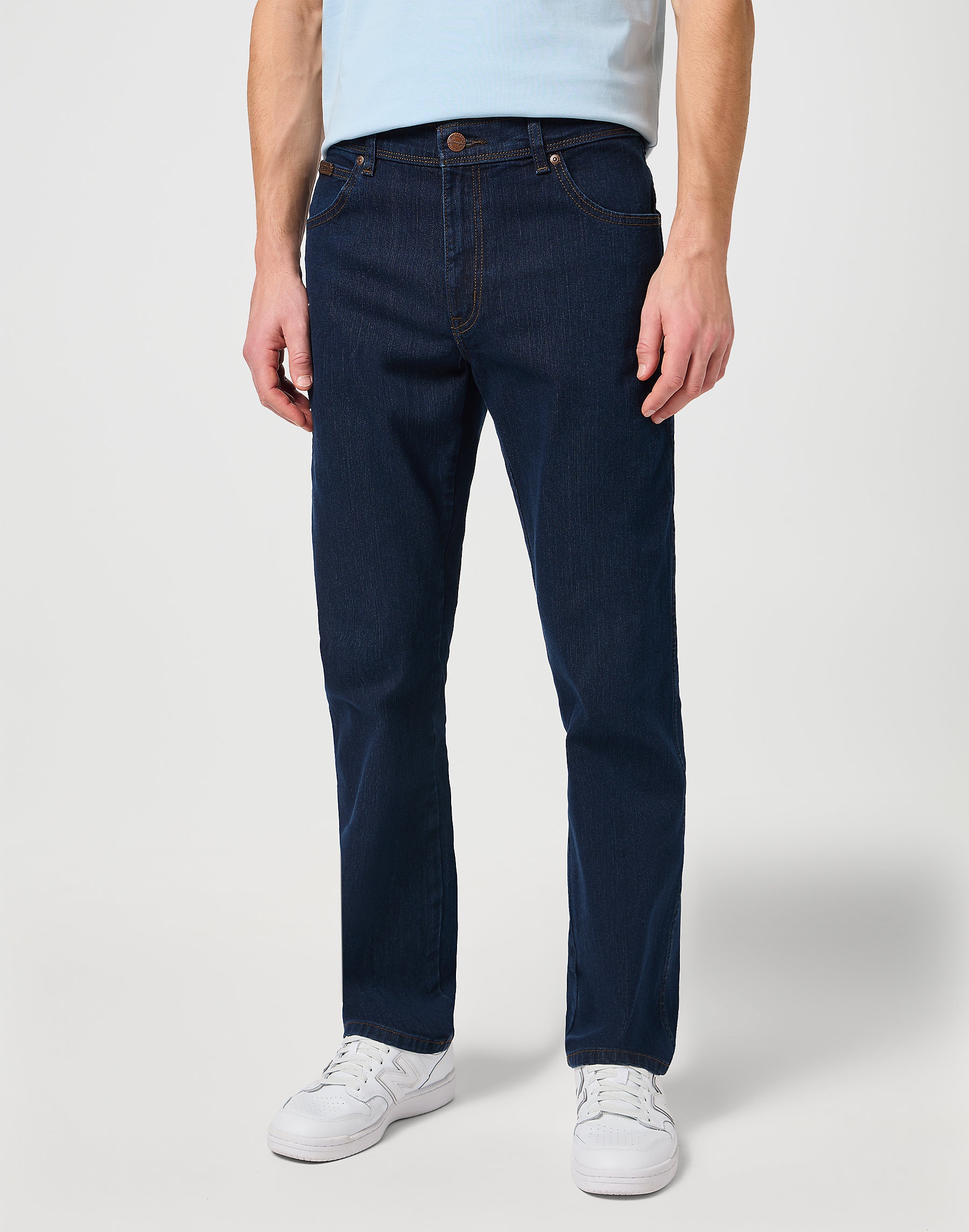 Pánské džíny WRANGLER W12175001 112126060 TEXAS STRETCH Blue Black Velikost Pas/Délka: 38/30