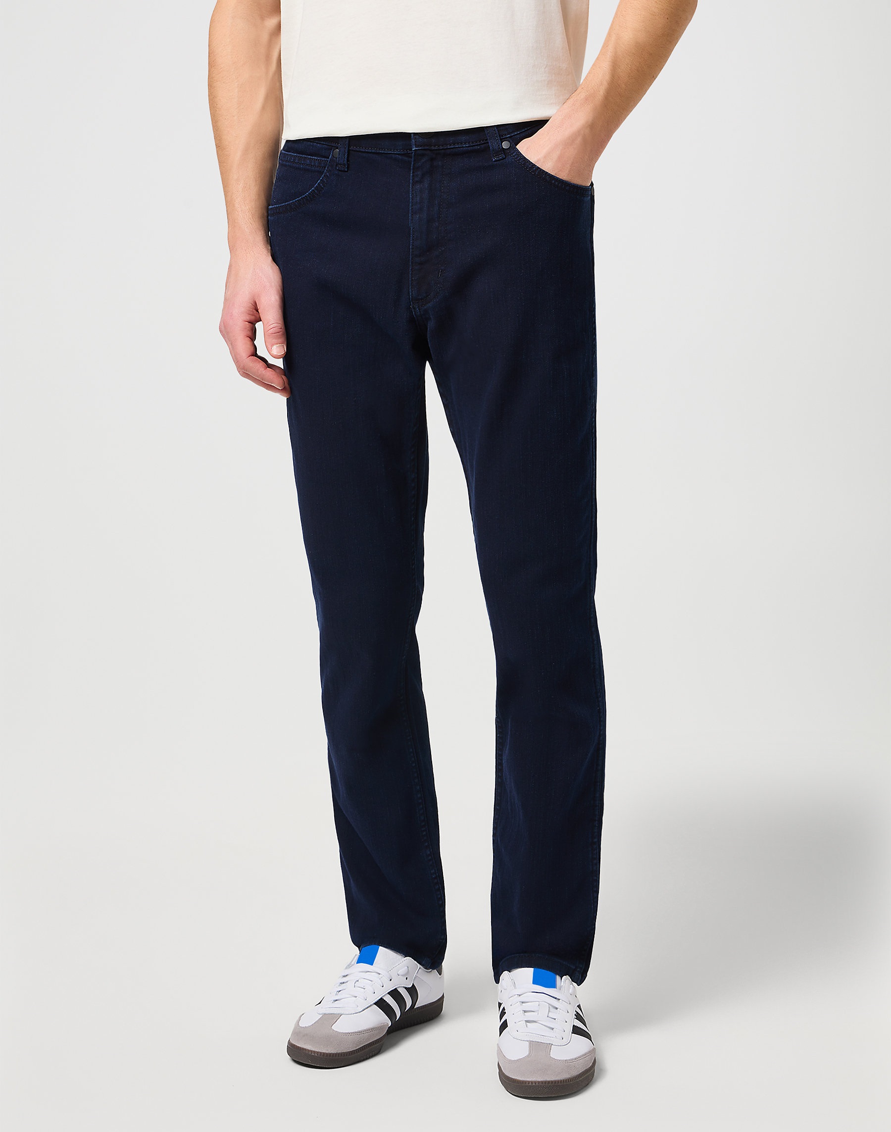Pánské džíny WRANGLER W15QQC77D 112127042 GREENSBORO STRETCH Black Back Velikost Pas/Délka: 36/32