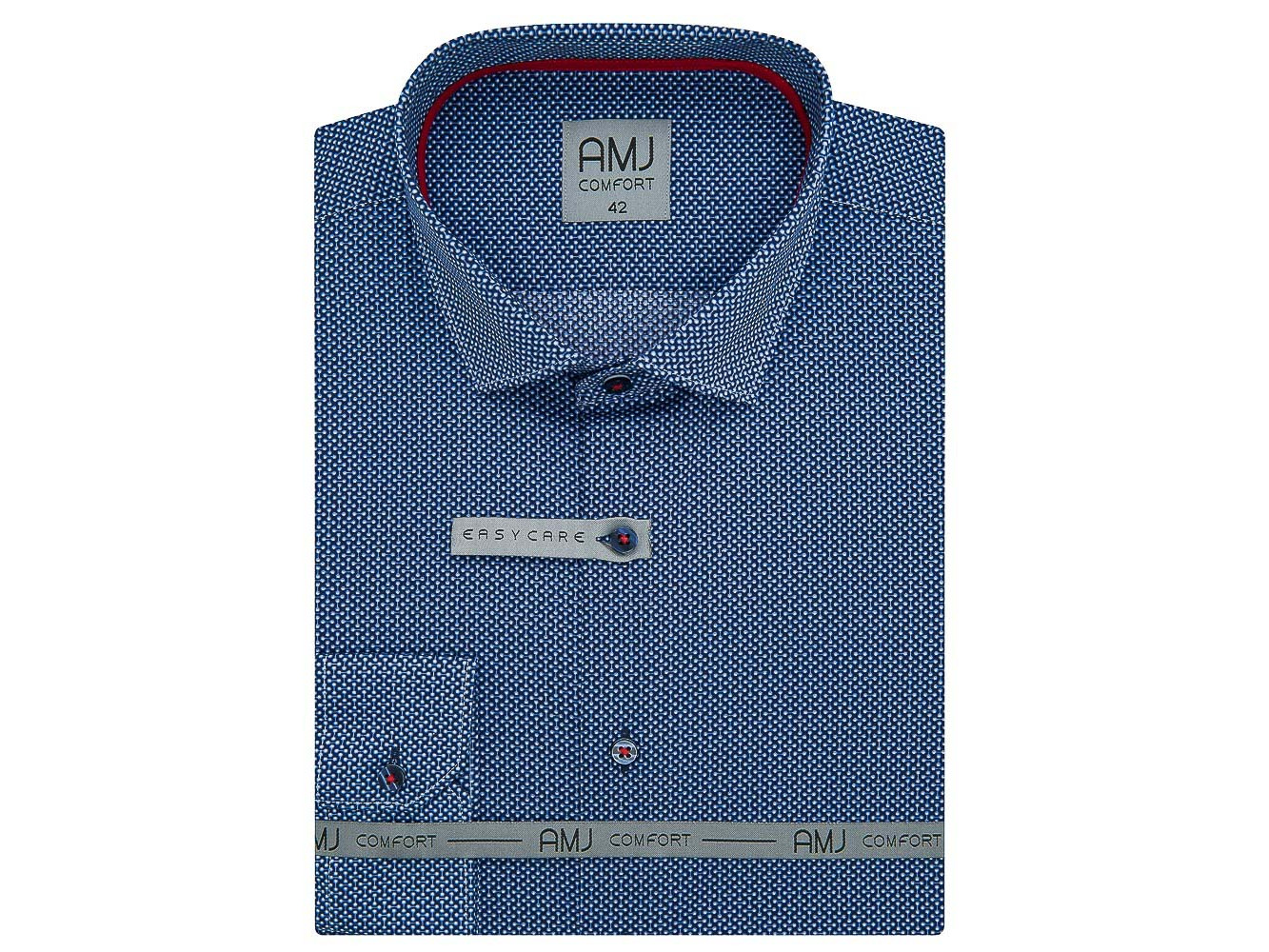 Pánská košile dlouhý rukáv AMJ VDBR 1113 Classic Comfort Velikost: 51/52