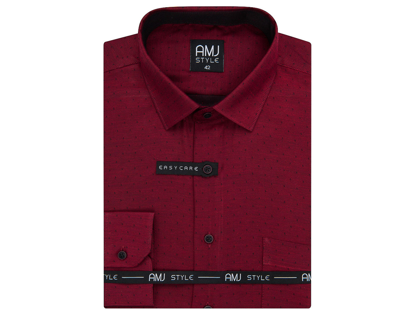 Pánská košile AMJ VDPSR 1094 Slim Fit Style prodloužená Velikost: 39/3