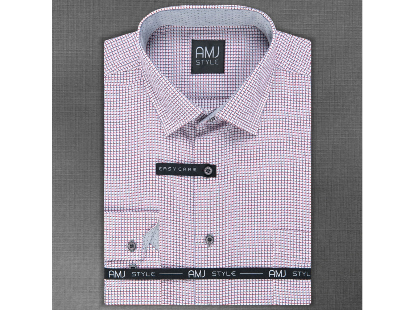 Pánská košile dlouhý rukáv AMJ VDR 1006 Classic Style Velikost: 51/52